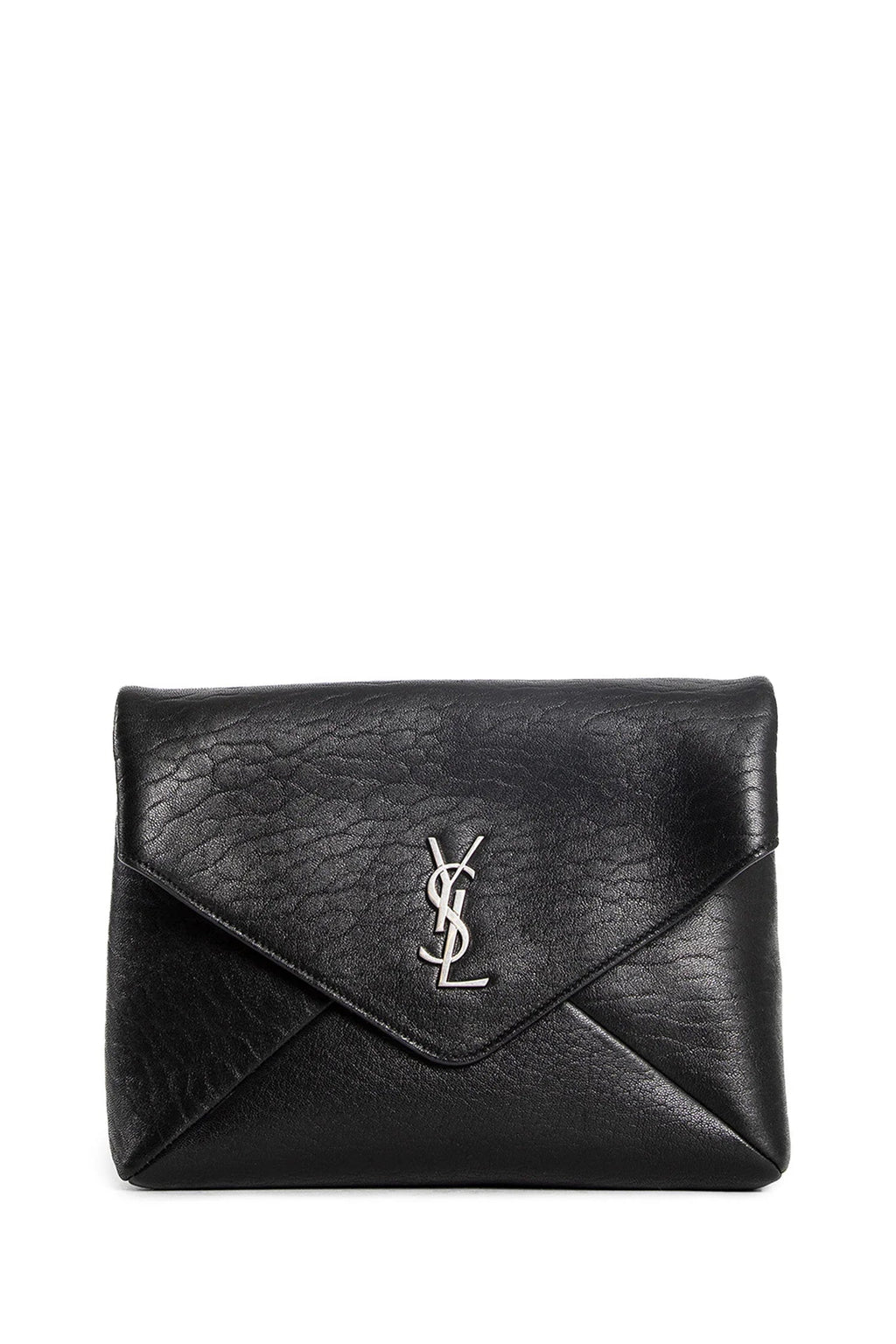 Оригінальна Cassandre Envelope Messenger Bag In Lambskin Saint laurent – боковий вид
