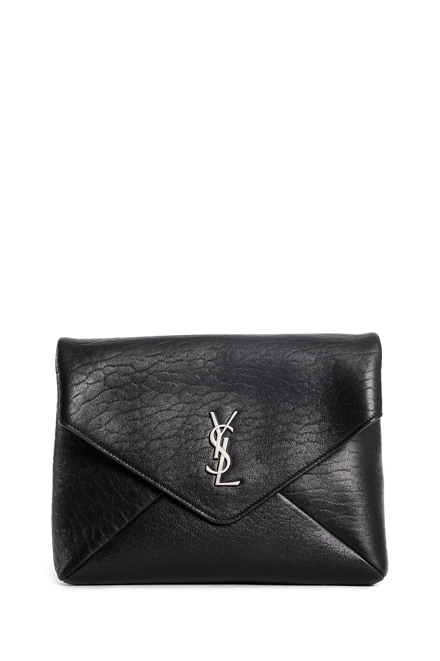 Оригінальна Cassandre Envelope Messenger Bag In Lambskin Saint laurent – боковий вид