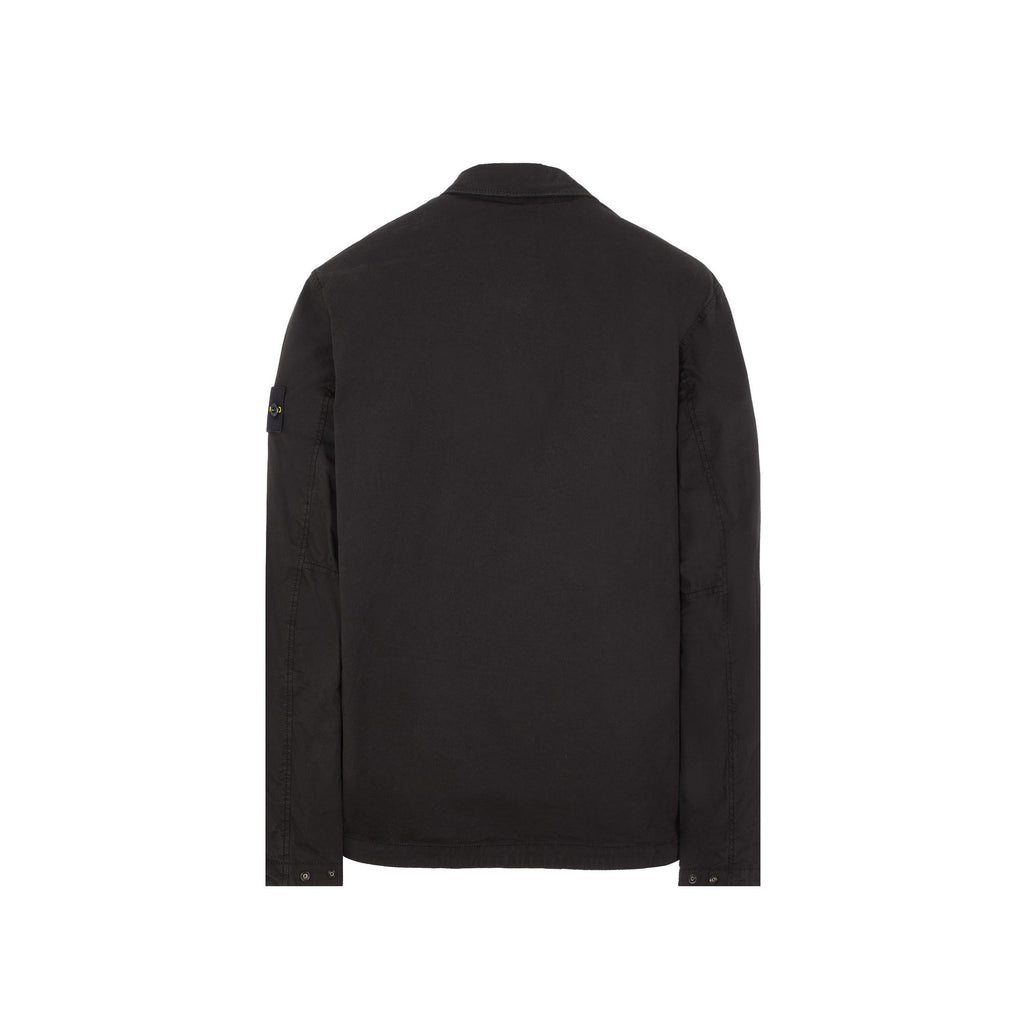 Mens Supima Cotton Twill Stretch Tc Overshirt Stone island – Гарантія оригінальності – вид ззаду