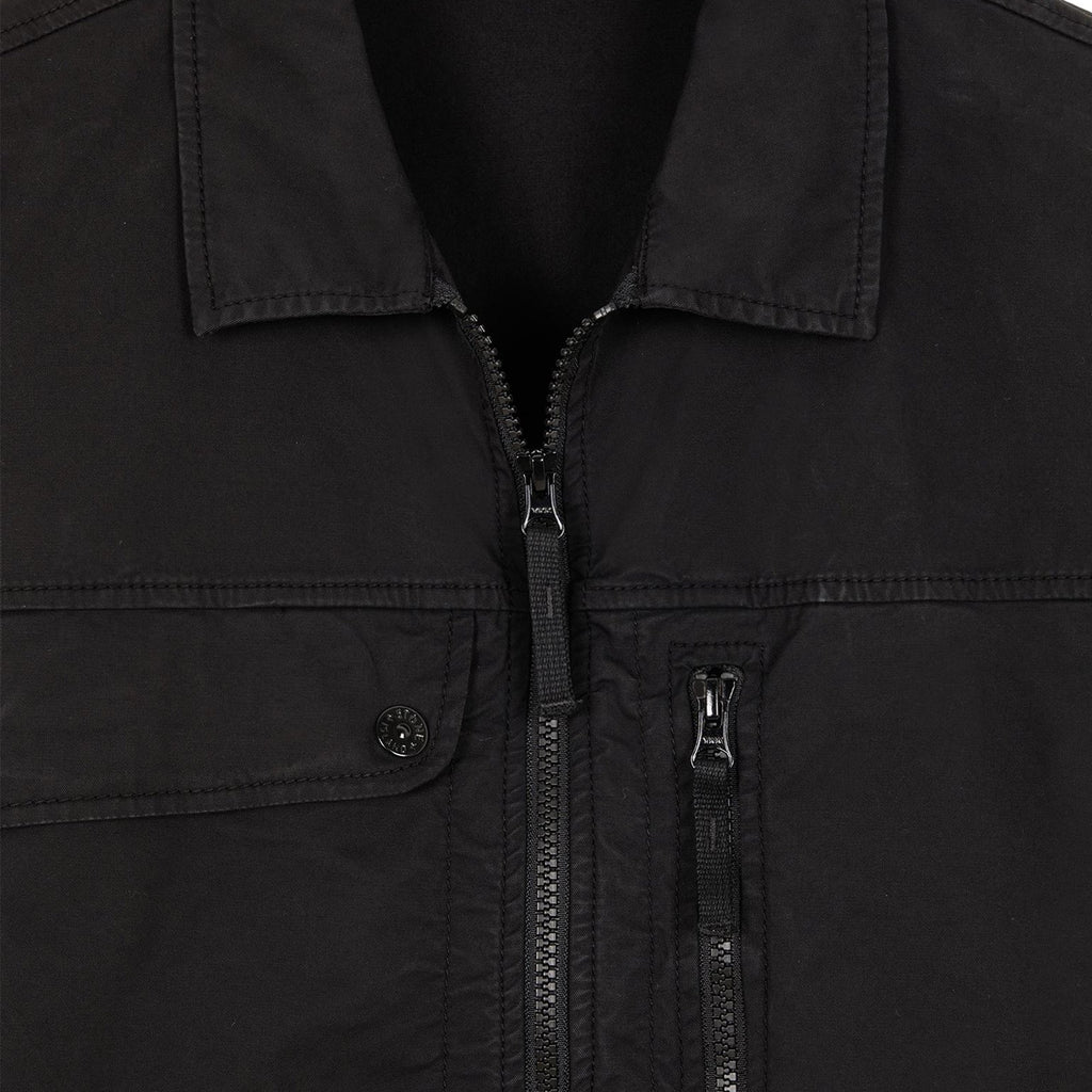 Mens Supima Cotton Twill Stretch Tc Overshirt Stone island – Гарантія оригінальності – детальний вид
