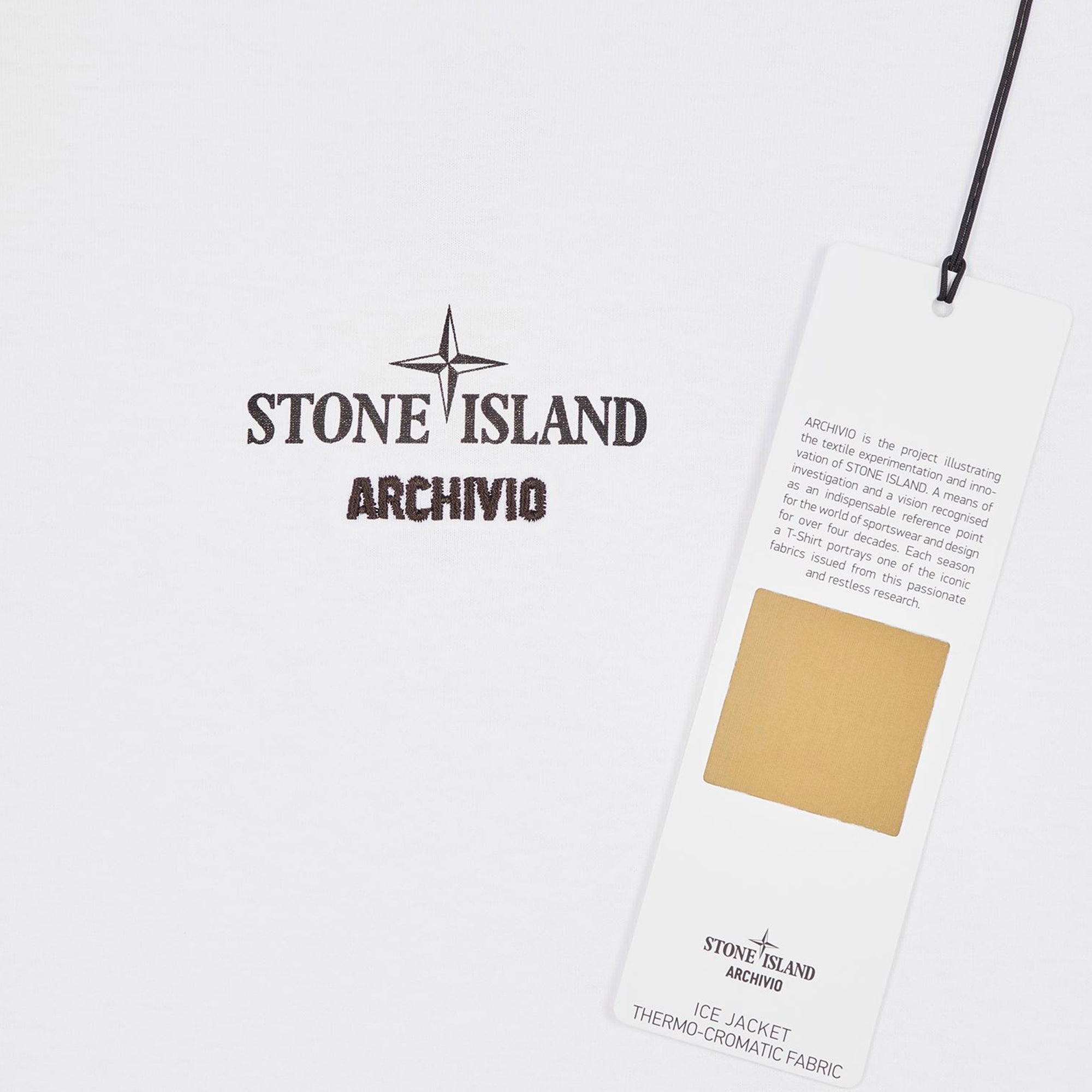 Mens Archivio Print T Shirt Stone island – Гарантія оригінальності – детальний вид