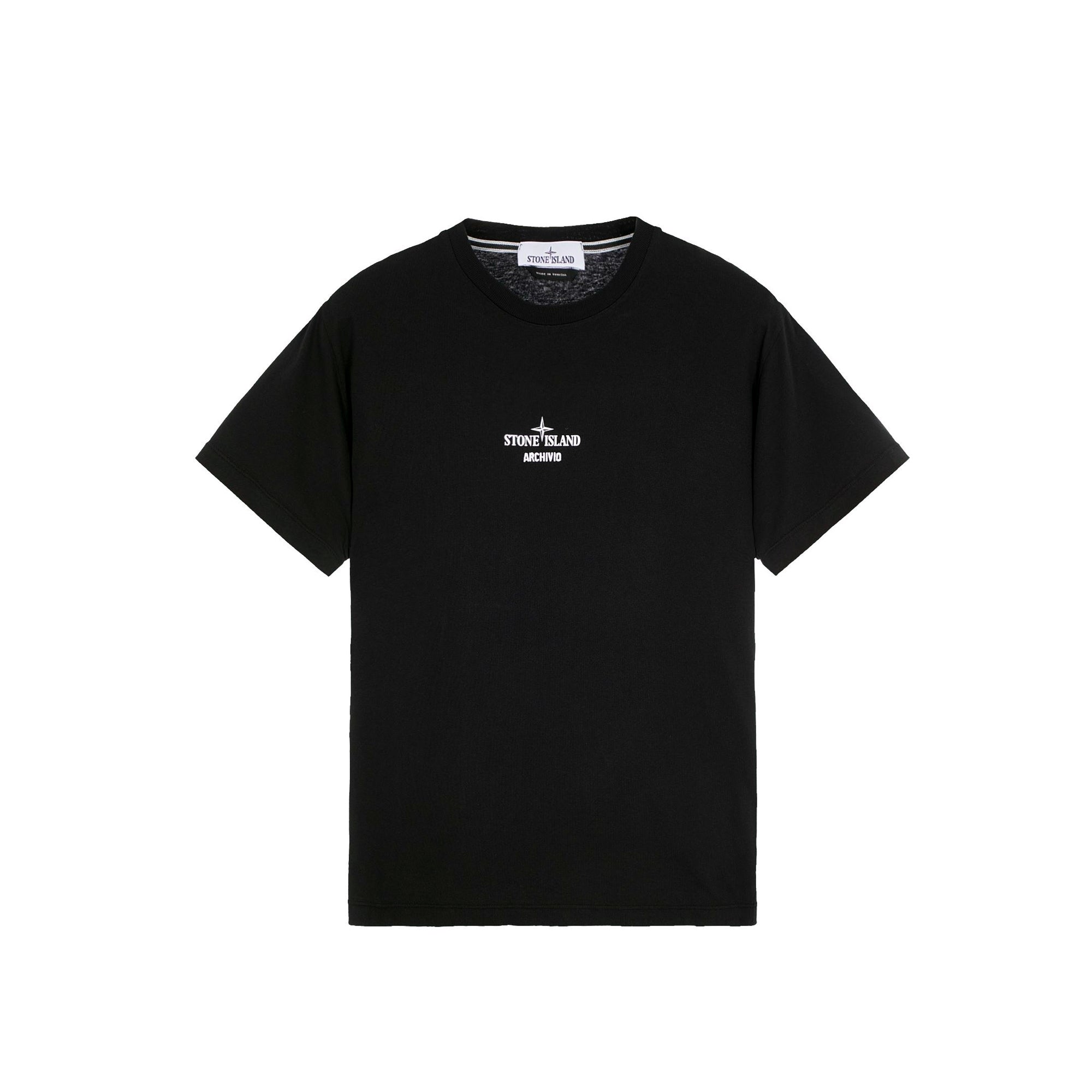 Mens Archivio Print T Shirt Stone island – Гарантія оригінальності – боковий вид