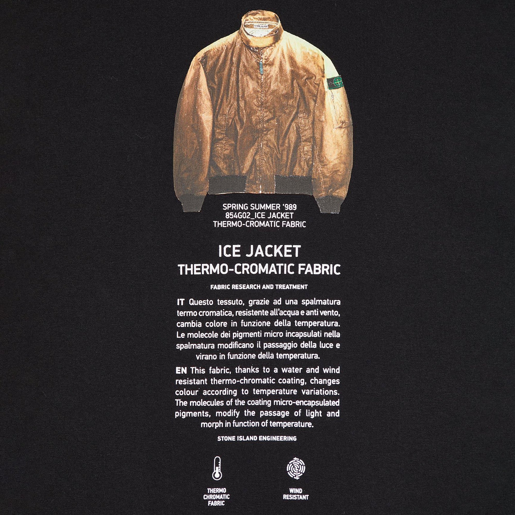 Mens Archivio Print T Shirt Stone island – Гарантія оригінальності – збільшений вид