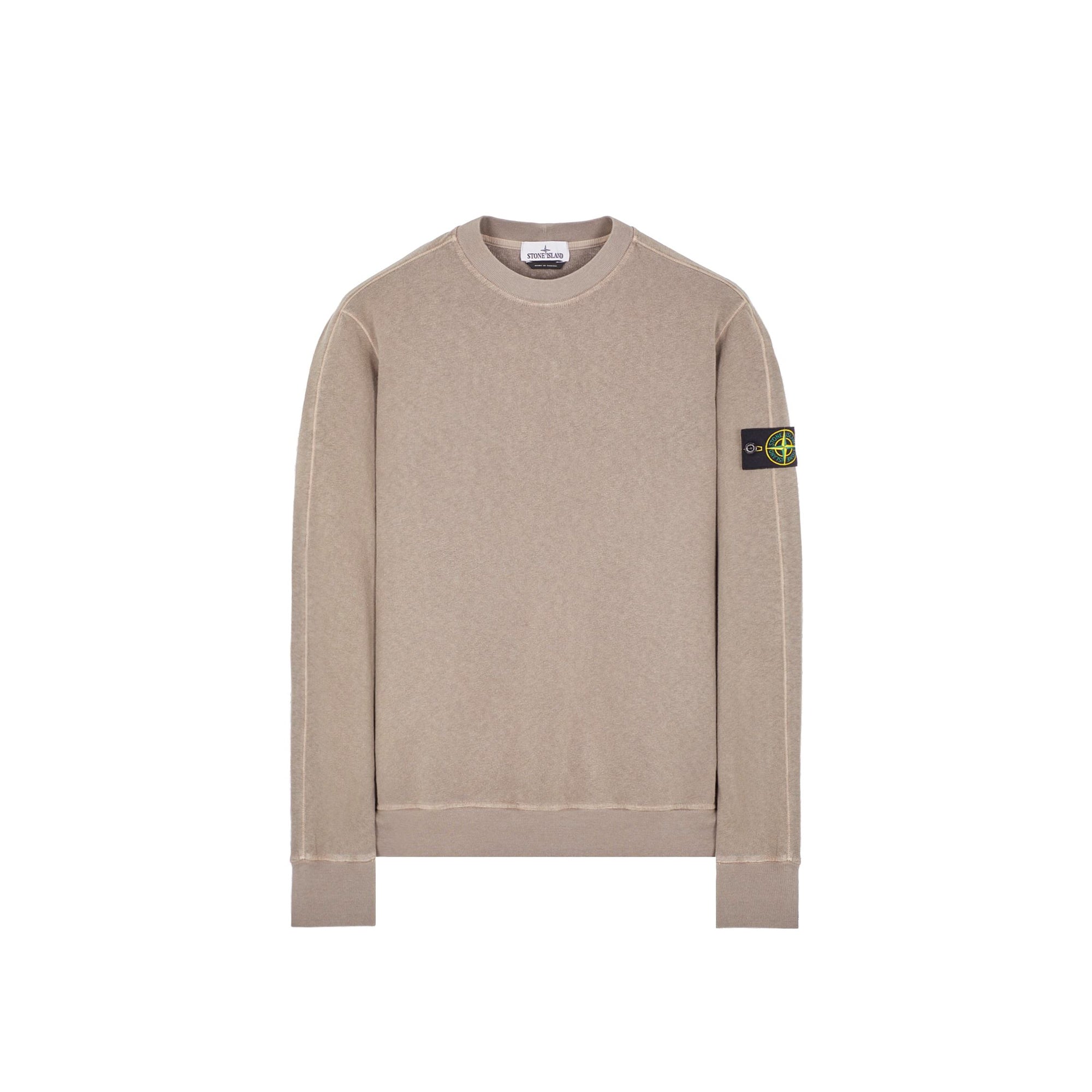Mens Old Treatment Crewneck Stone island – Гарантія оригінальності – боковий вид - STONE ISLAND
