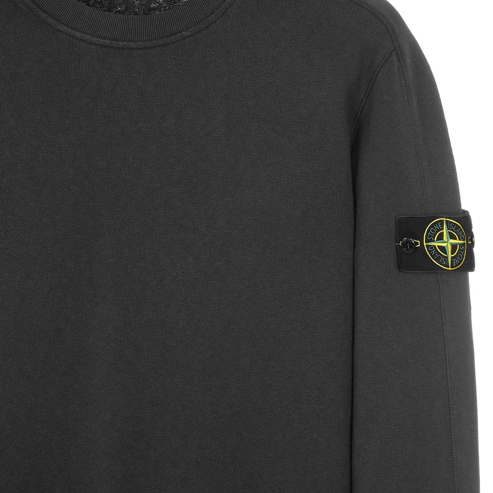Mens Old Treatment Crewneck Stone island – Гарантія оригінальності – детальний вид - STONE ISLAND