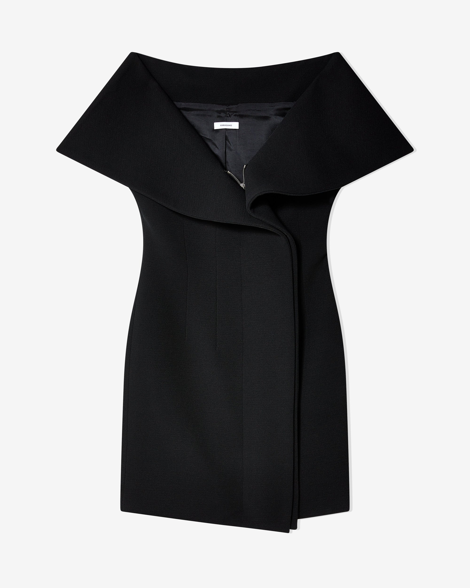 Womens Technical Gabardine Dress Salvatore ferragamo – Гарантія оригінальності – боковий вид