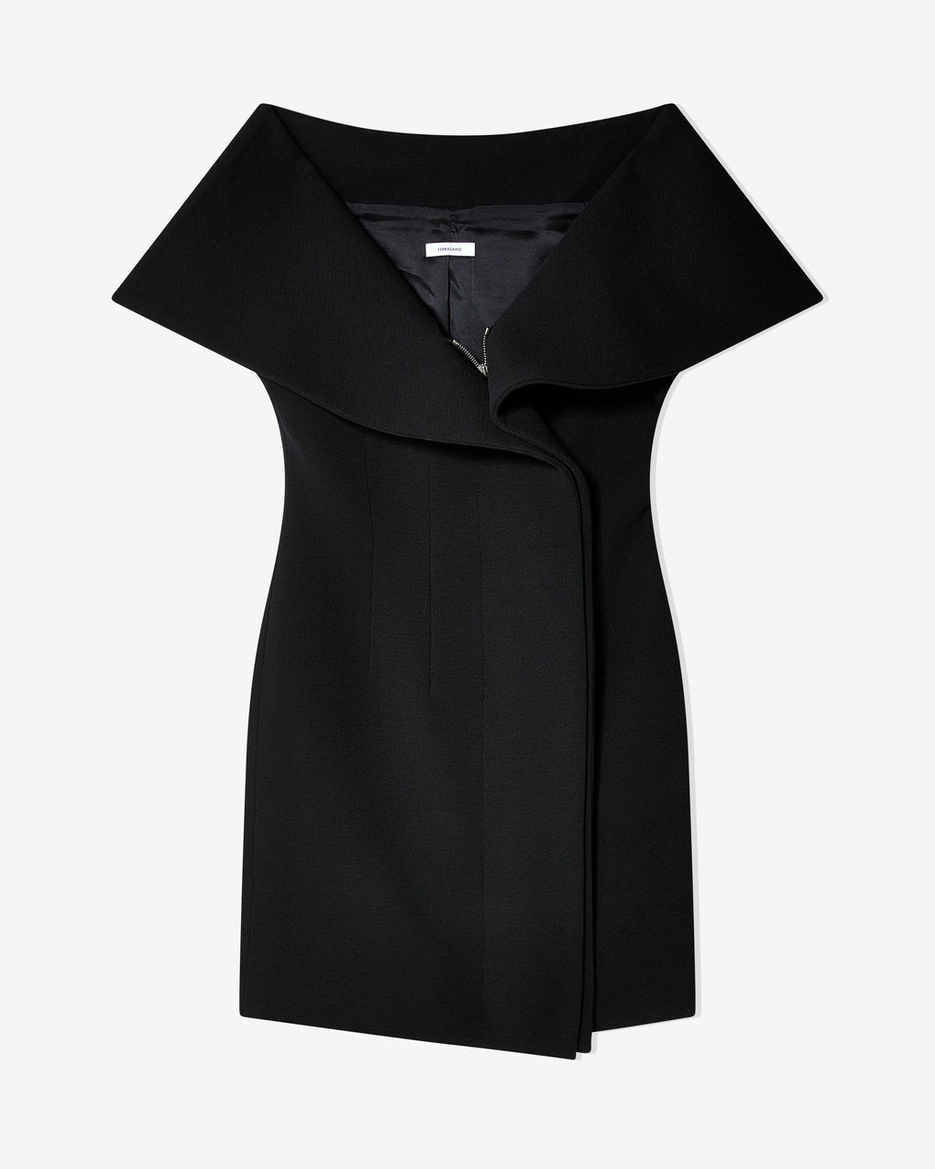 Womens Technical Gabardine Dress Salvatore ferragamo – Гарантія оригінальності – боковий вид
