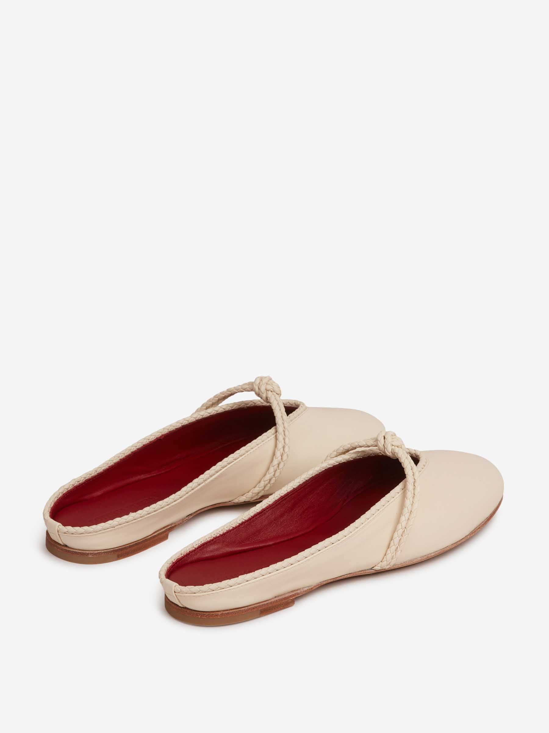 Оригінальна Pink Mules Ballerinas Bottega veneta – детальний вид