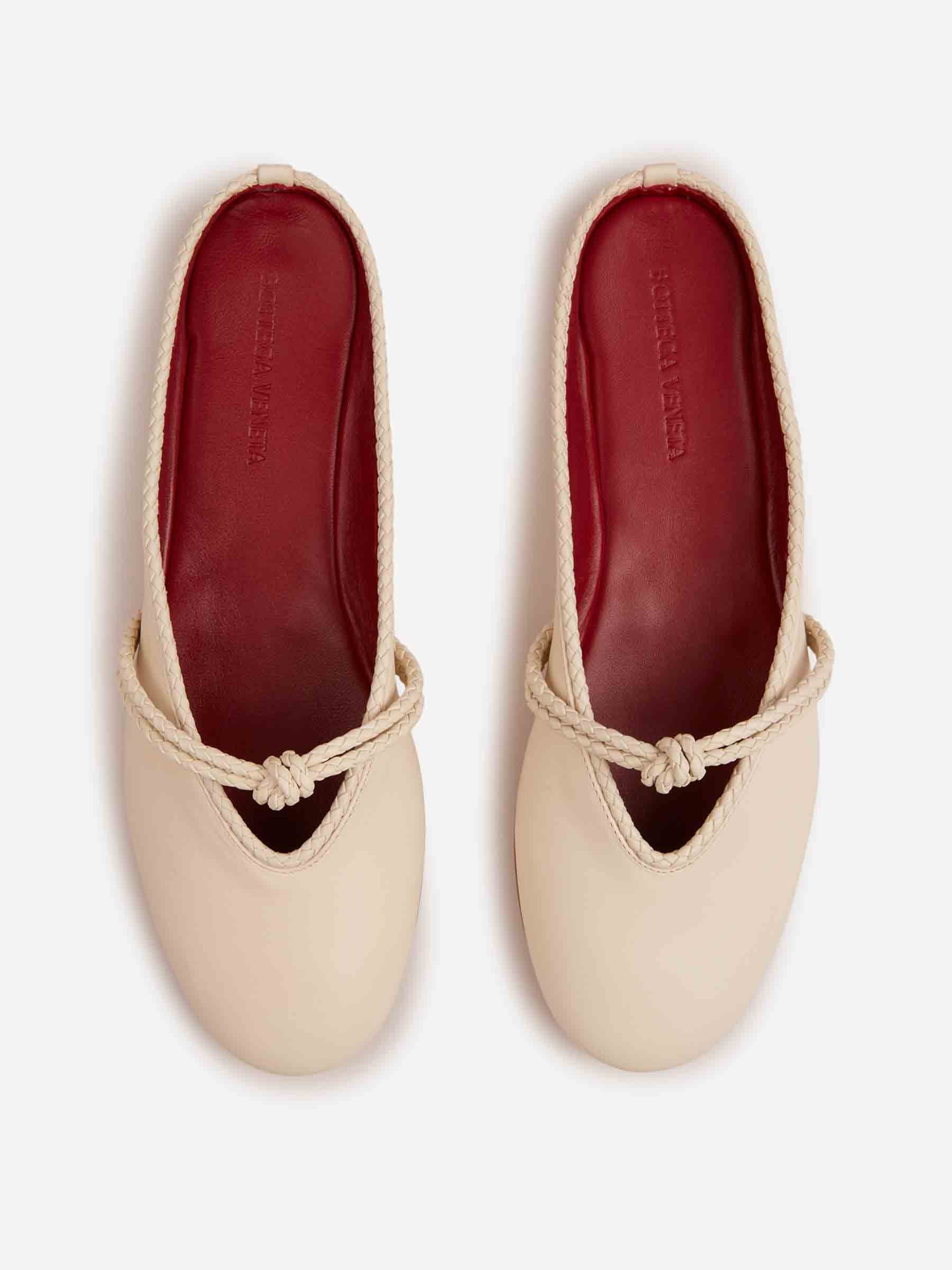 Оригінальна Pink Mules Ballerinas Bottega veneta – збільшений вид