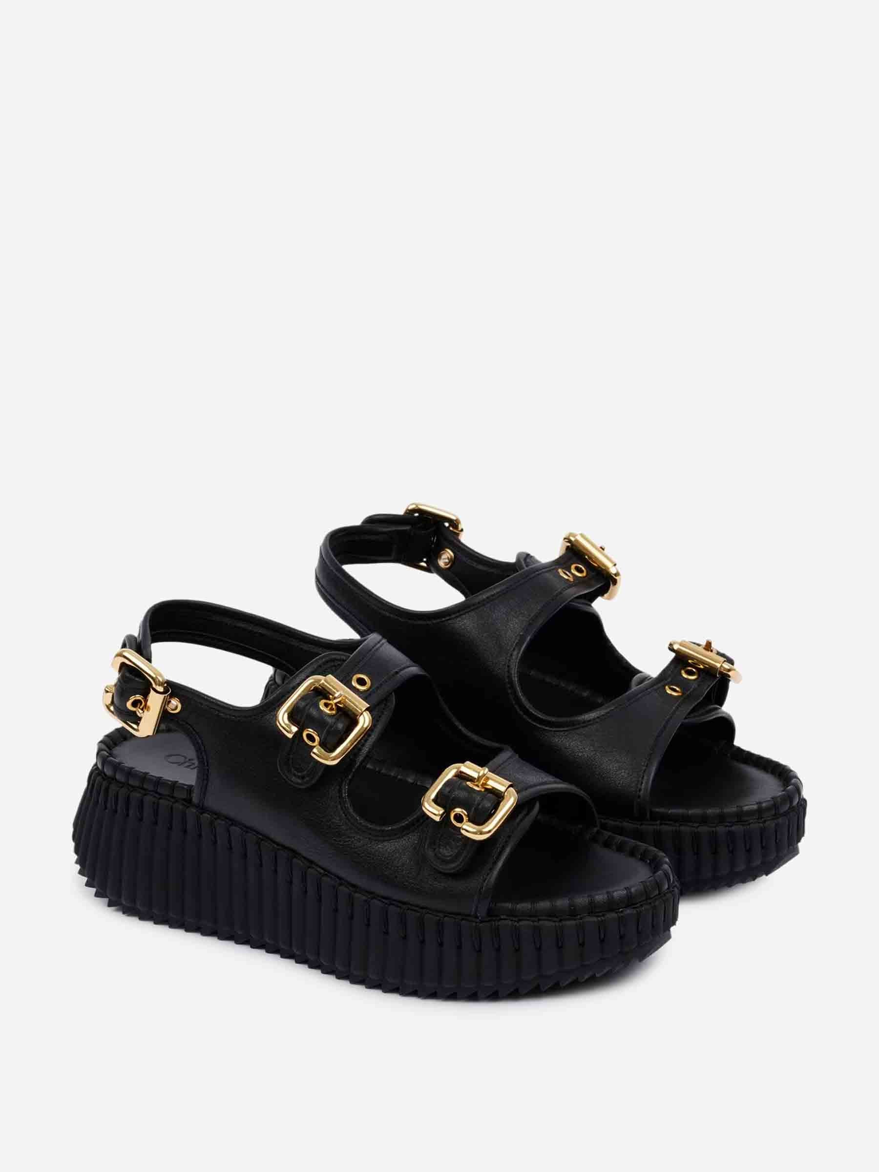 Nama Wedge Sandals Chloe – Гарантія оригінальності – вид ззаду