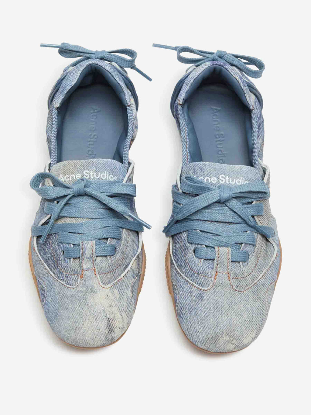 Оригінальна Denim Sneakers With Laces Acne studios – детальний вид
