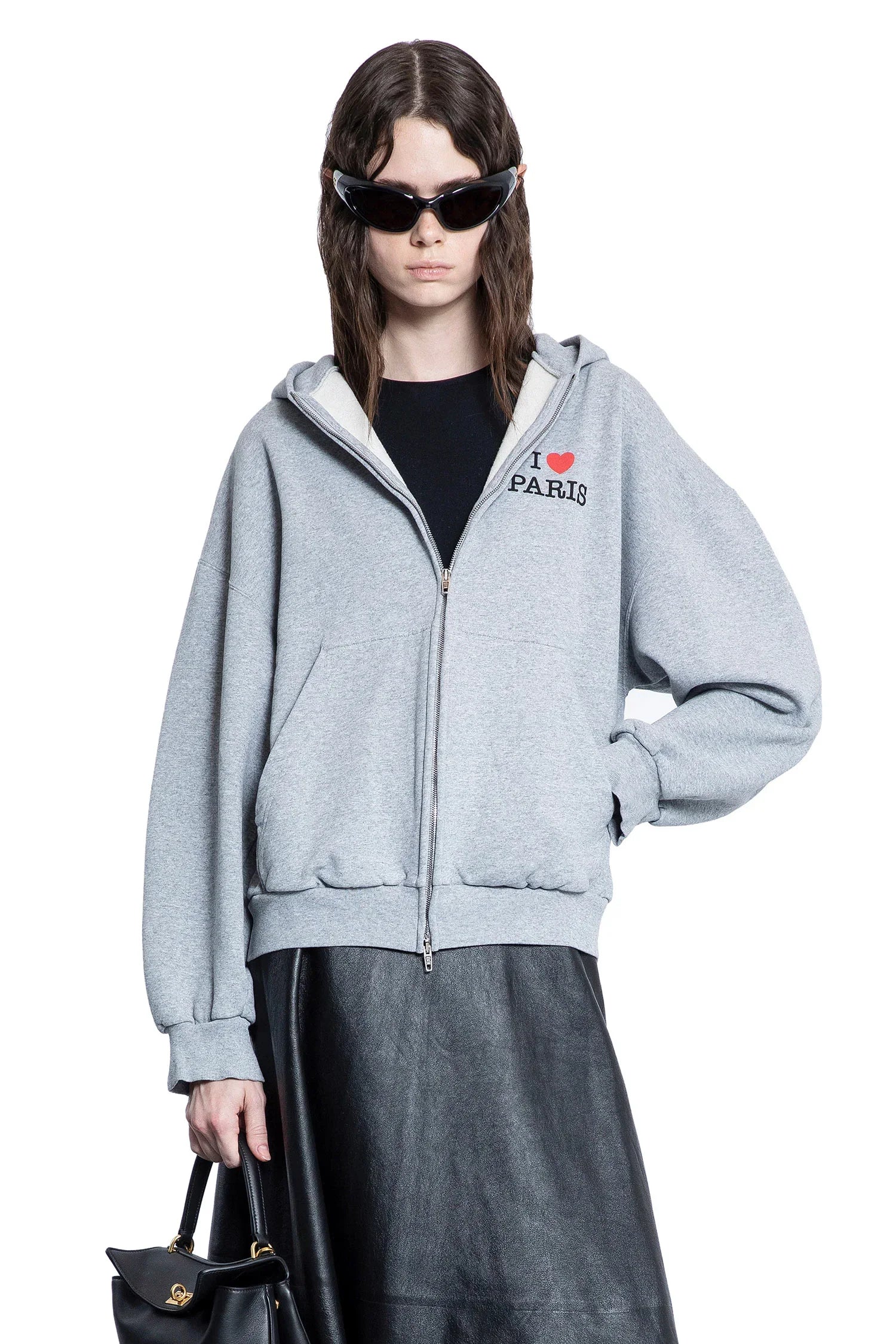 I <3 Paris Zip-Up Hoodie Balenciaga оригінал – Купити в Україні – боковий вид