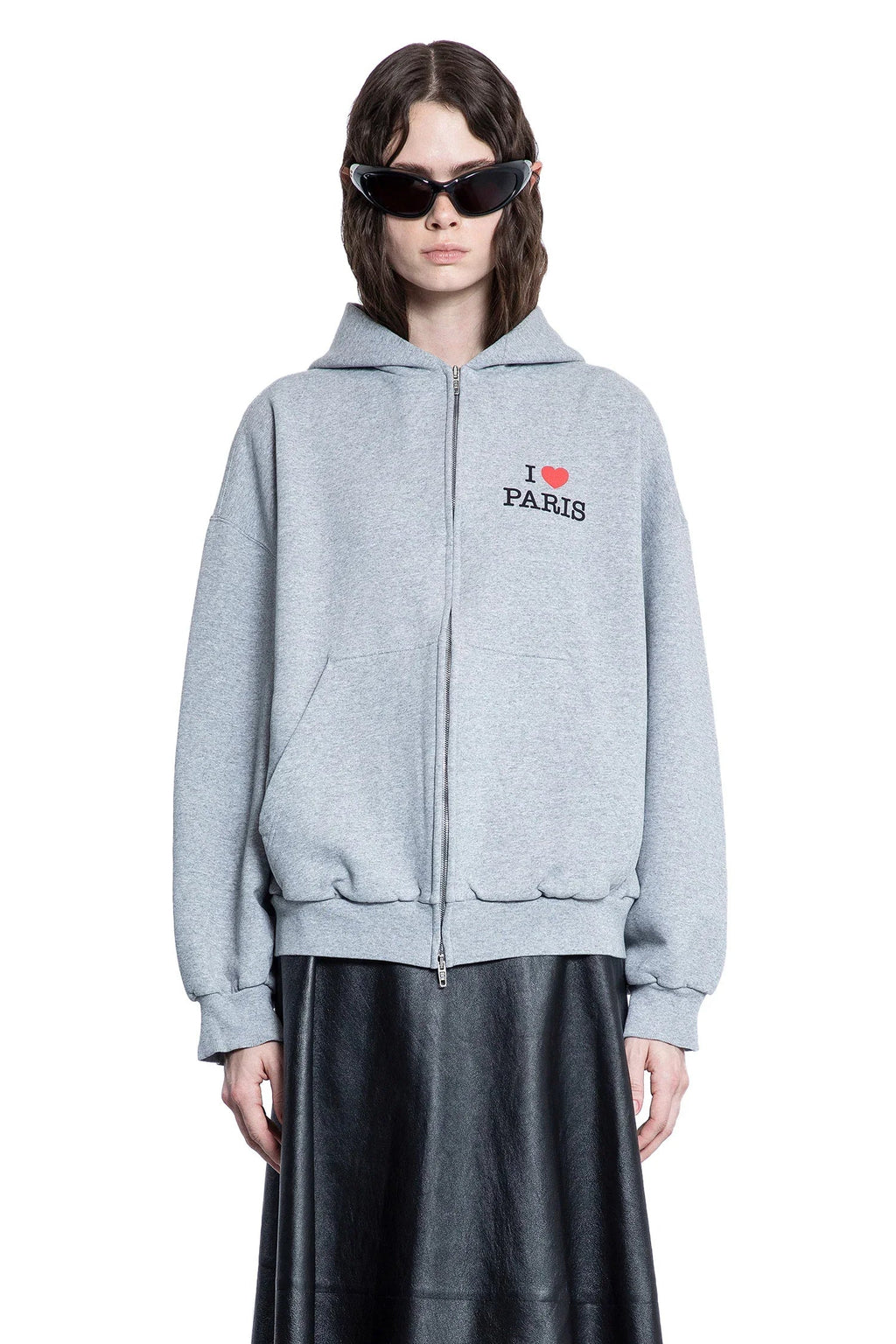 I <3 Paris Zip-Up Hoodie Balenciaga оригінал – Купити в Україні – вид ззаду