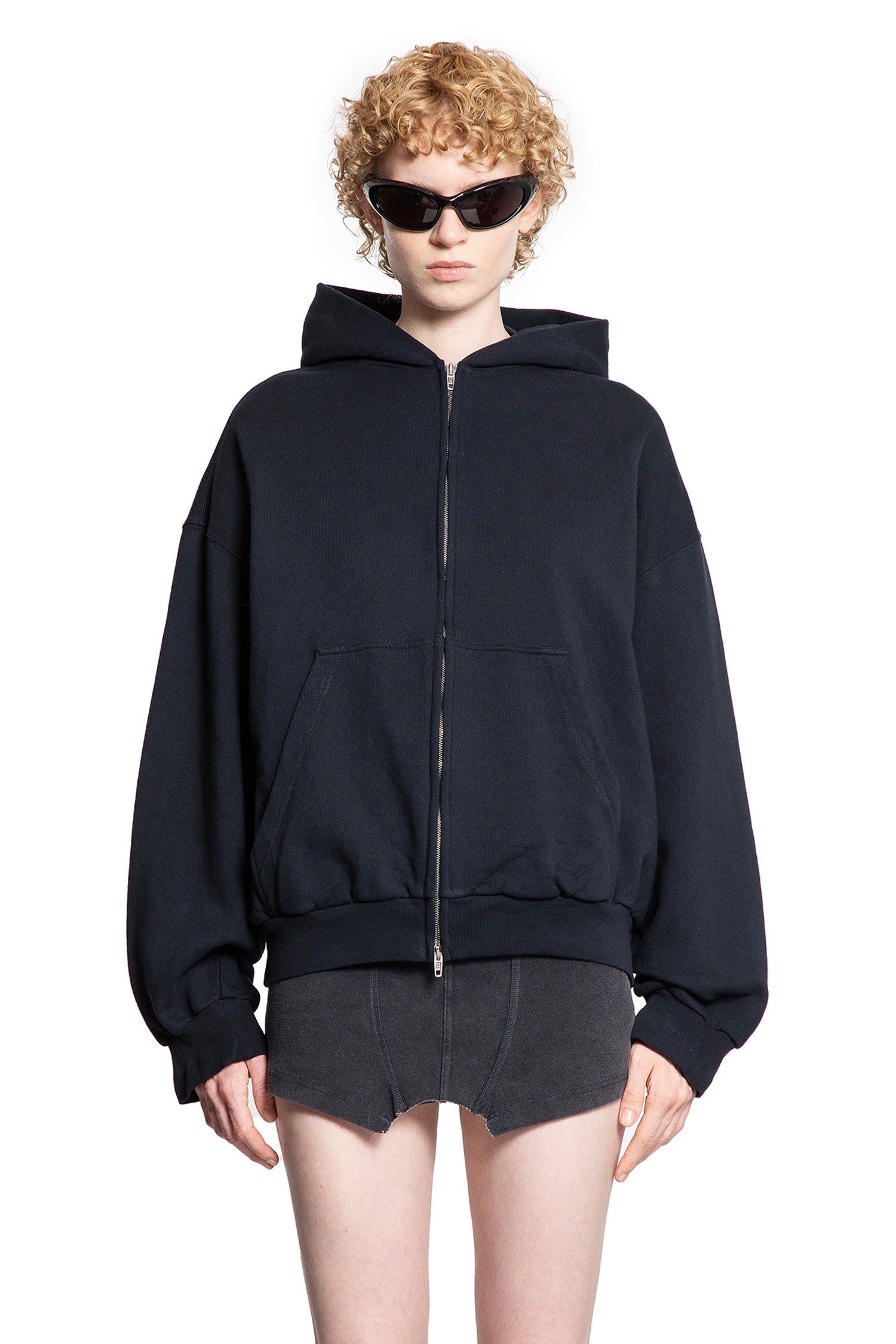 Flipped Uni Zip-Up Hoodie Regular Fit Balenciaga – Гарантія оригінальності – вид ззаду