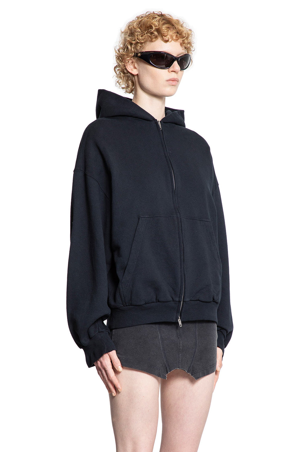 Flipped Uni Zip-Up Hoodie Regular Fit Balenciaga – Гарантія оригінальності – детальний вид