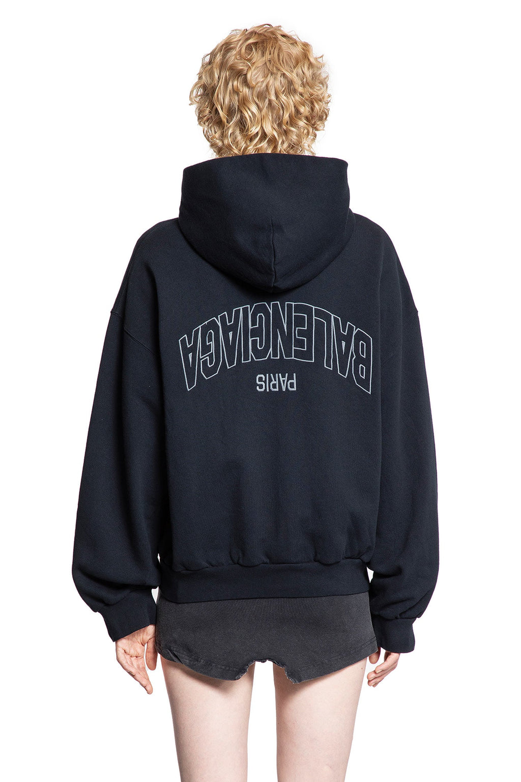 Flipped Uni Zip-Up Hoodie Regular Fit Balenciaga – Гарантія оригінальності – збільшений вид