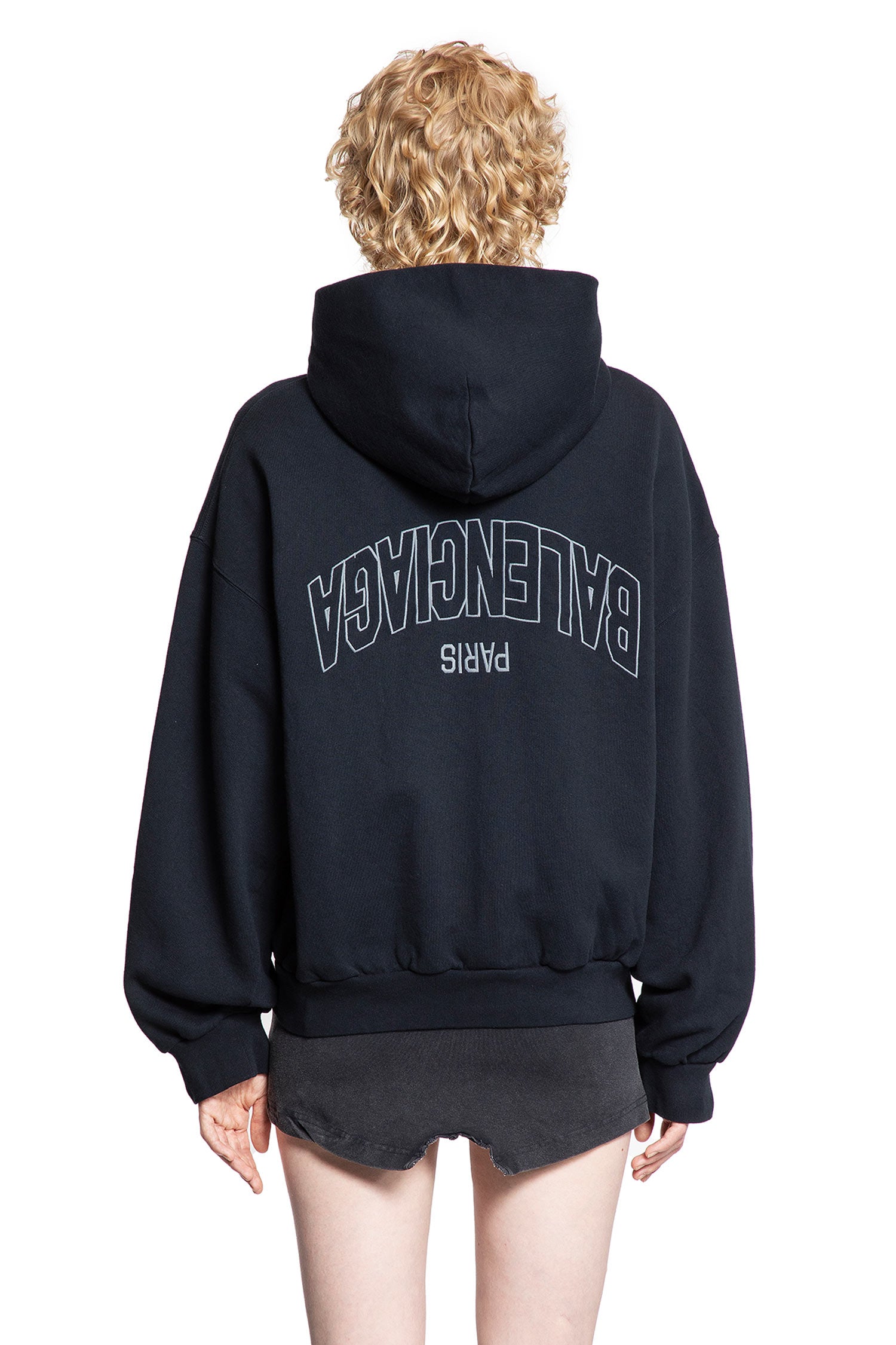 Flipped Uni Zip-Up Hoodie Regular Fit Balenciaga – Гарантія оригінальності – збільшений вид