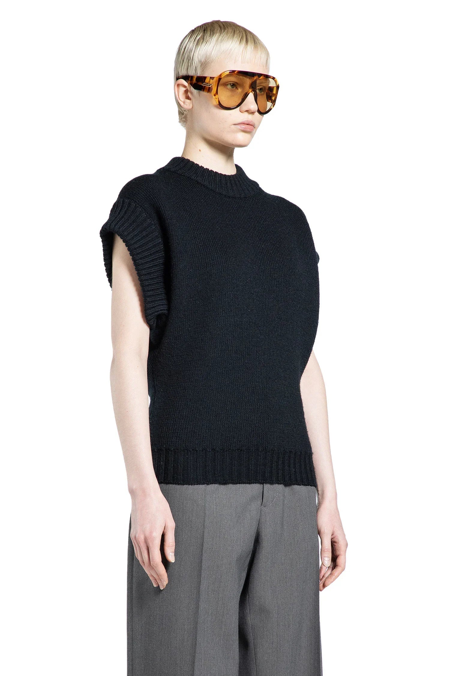 Knitted Vest Bottega veneta оригінал – Купити в Україні – вид ззаду