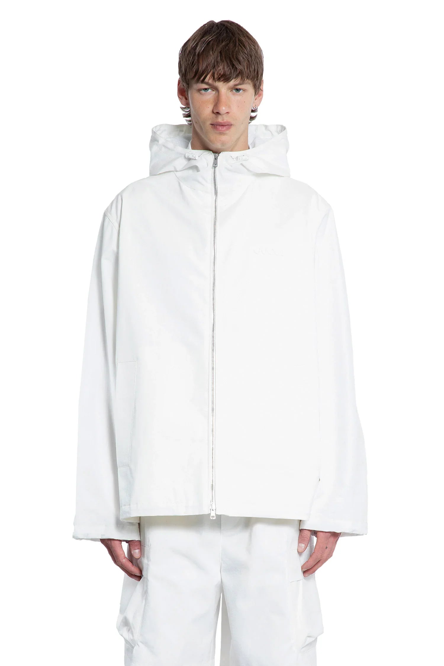 Web Cotton Canvas Winbreaker Gucci оригінал – Купити в Україні – вид ззаду