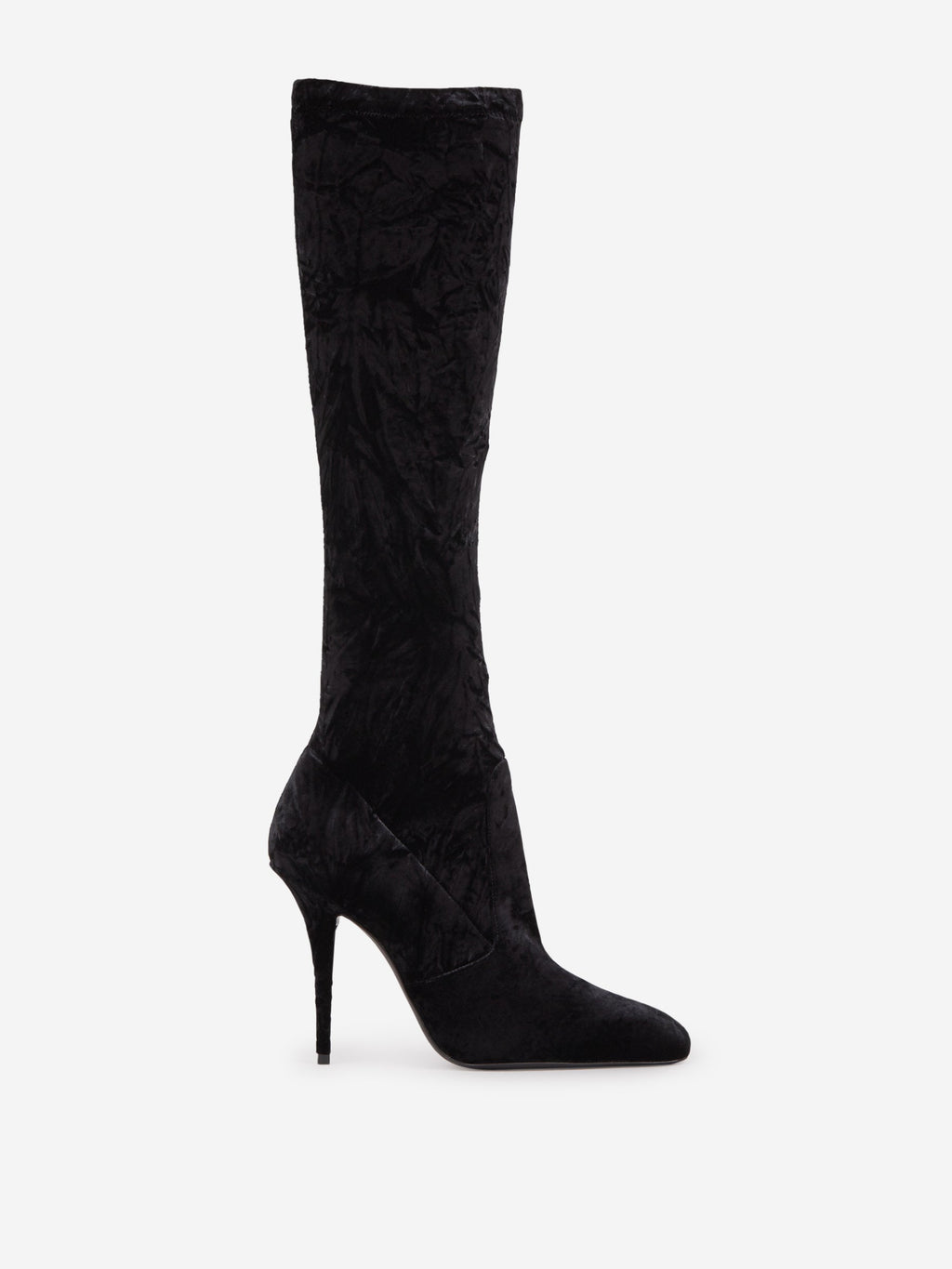 Talia Velvet Boots Saint laurent оригінал – Купити в Україні – боковий вид