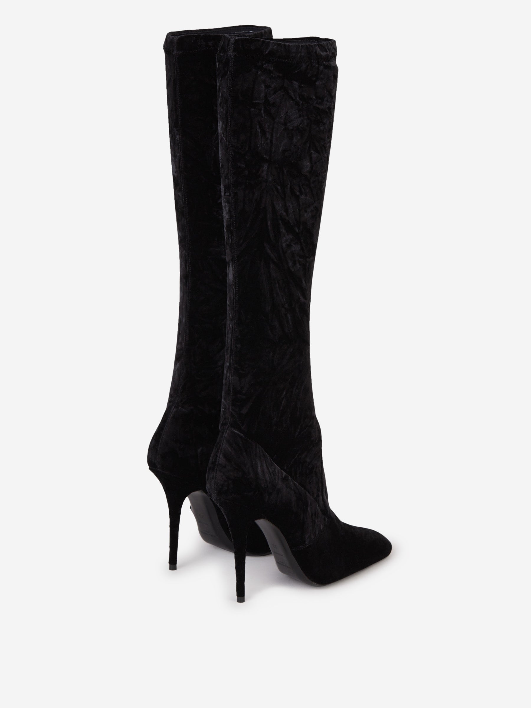 Talia Velvet Boots Saint laurent оригінал – Купити в Україні – детальний вид