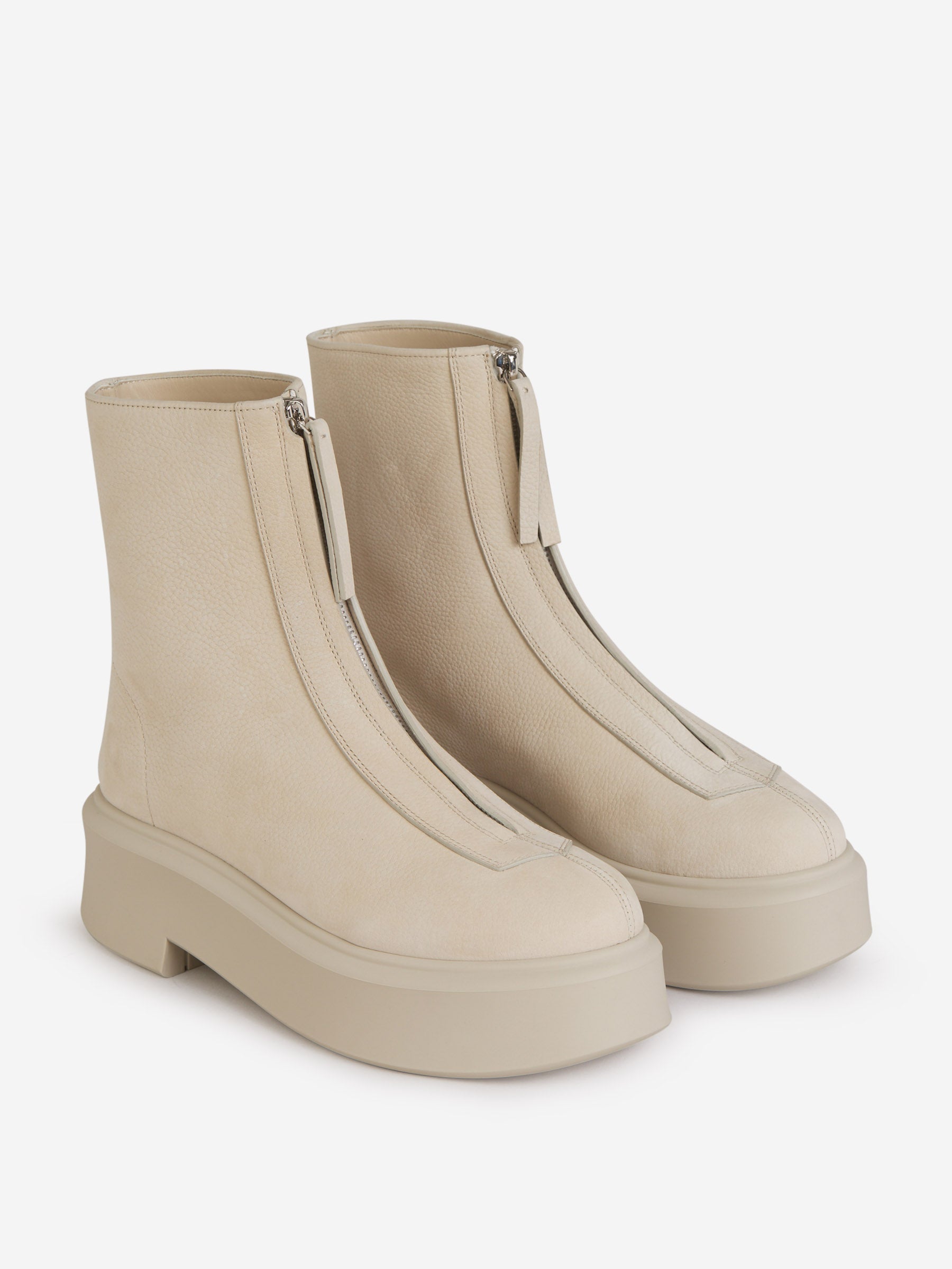Zipper Leather Boots The row оригінал – Купити в Україні – вид ззаду