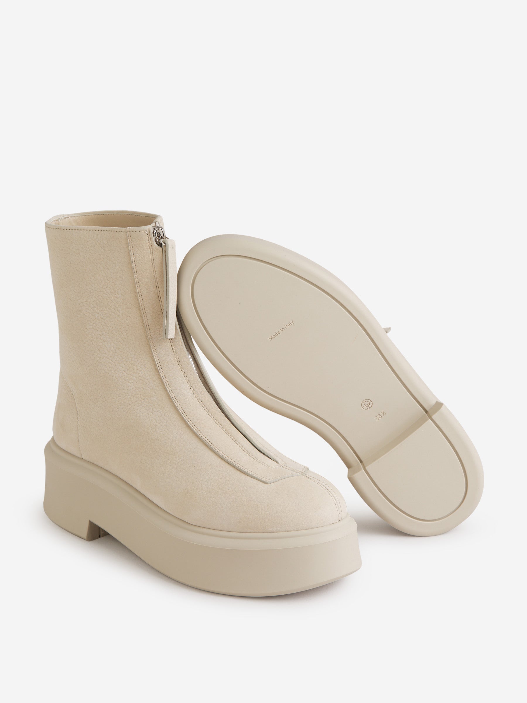 Zipper Leather Boots The row оригінал – Купити в Україні – збільшений вид