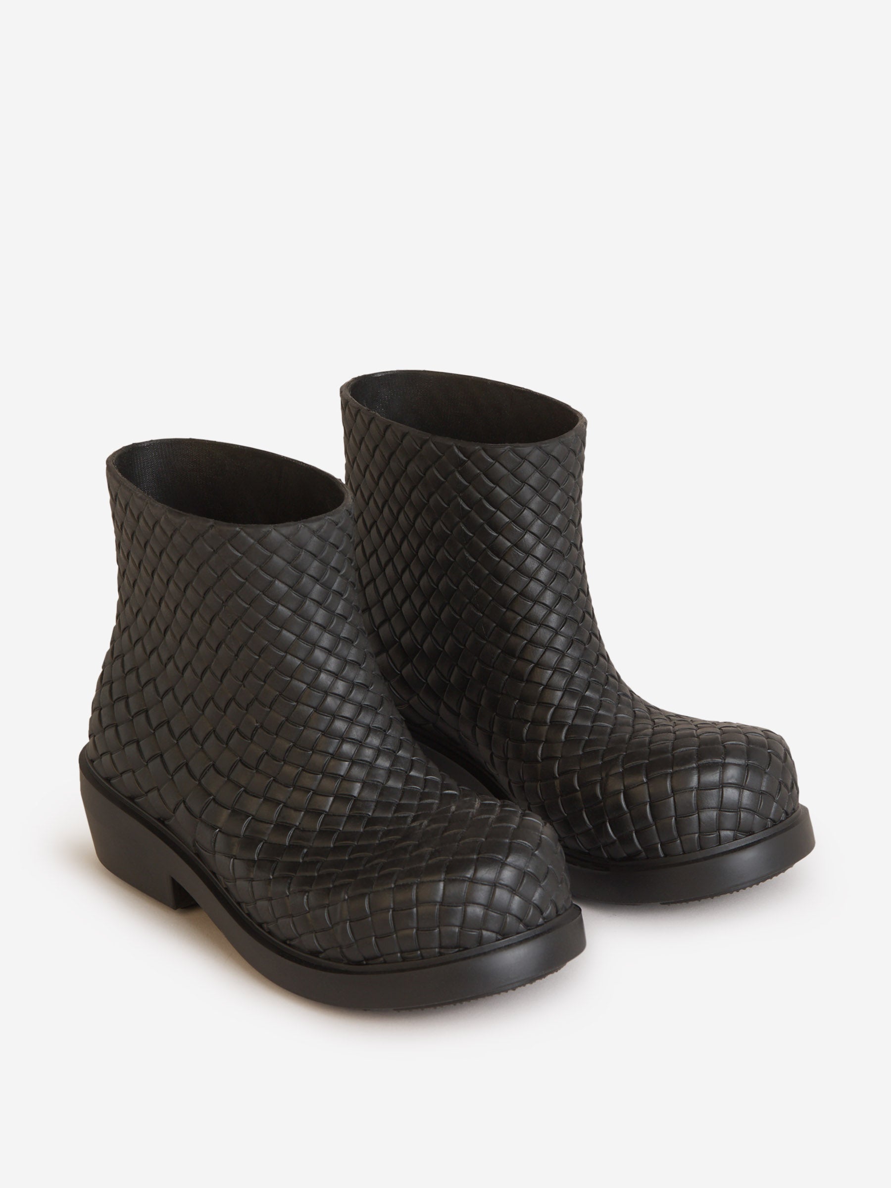 Rubber Firefighter Ankle Boots Bottega veneta оригінал – Купити в Україні – вид ззаду