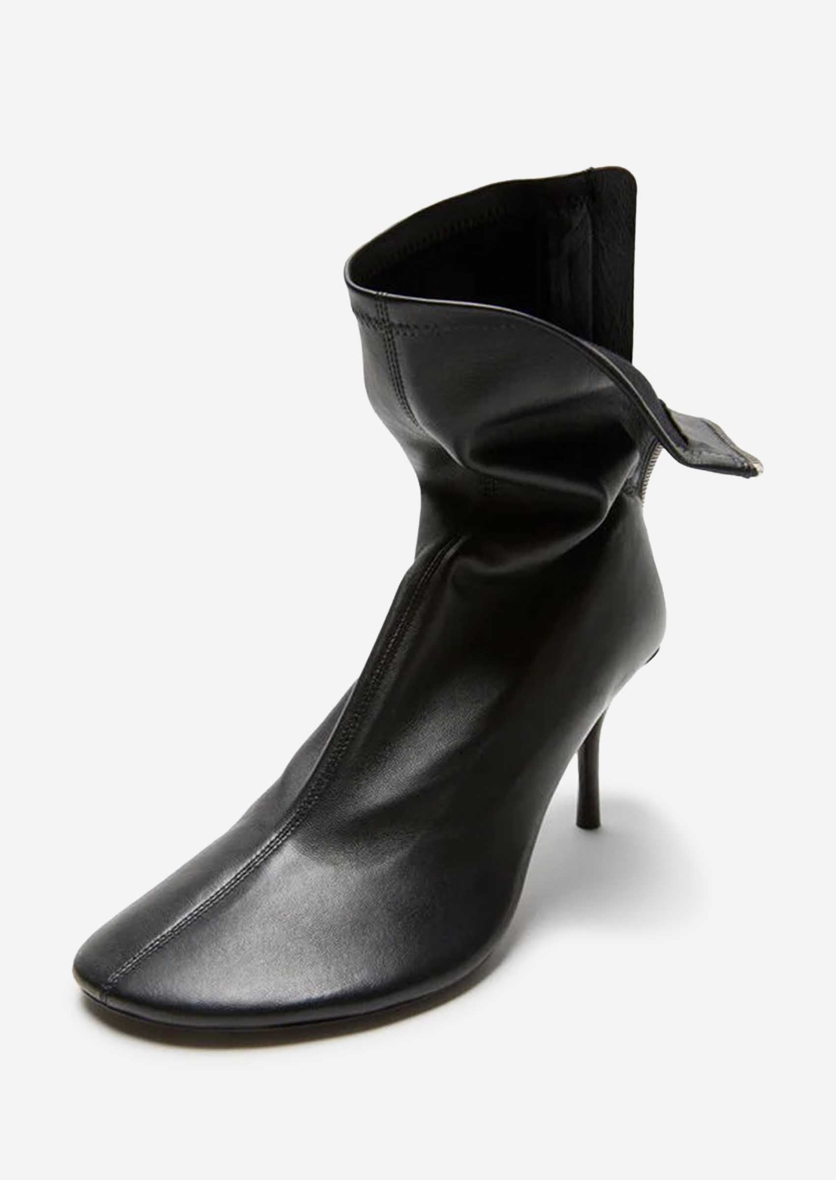 Leather Heel Boot Acne studios оригінал – Купити в Україні – вид ззаду