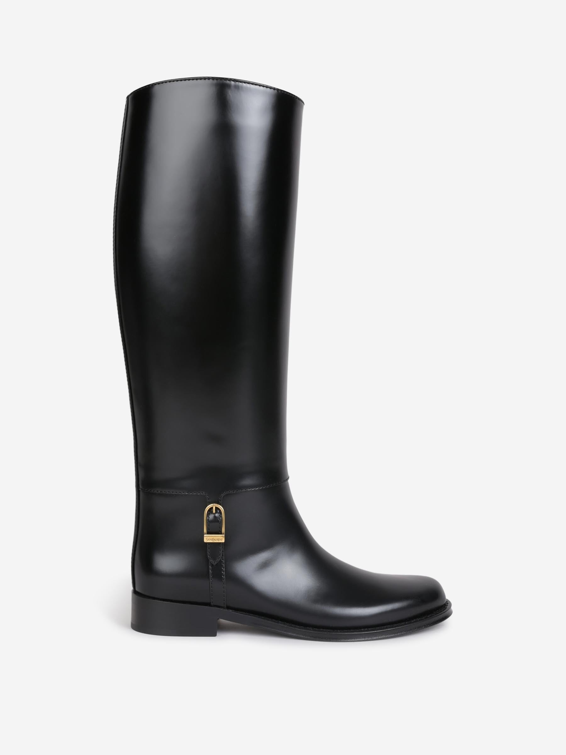 Julia Flat Boots Saint laurent оригінал – Купити в Україні – боковий вид