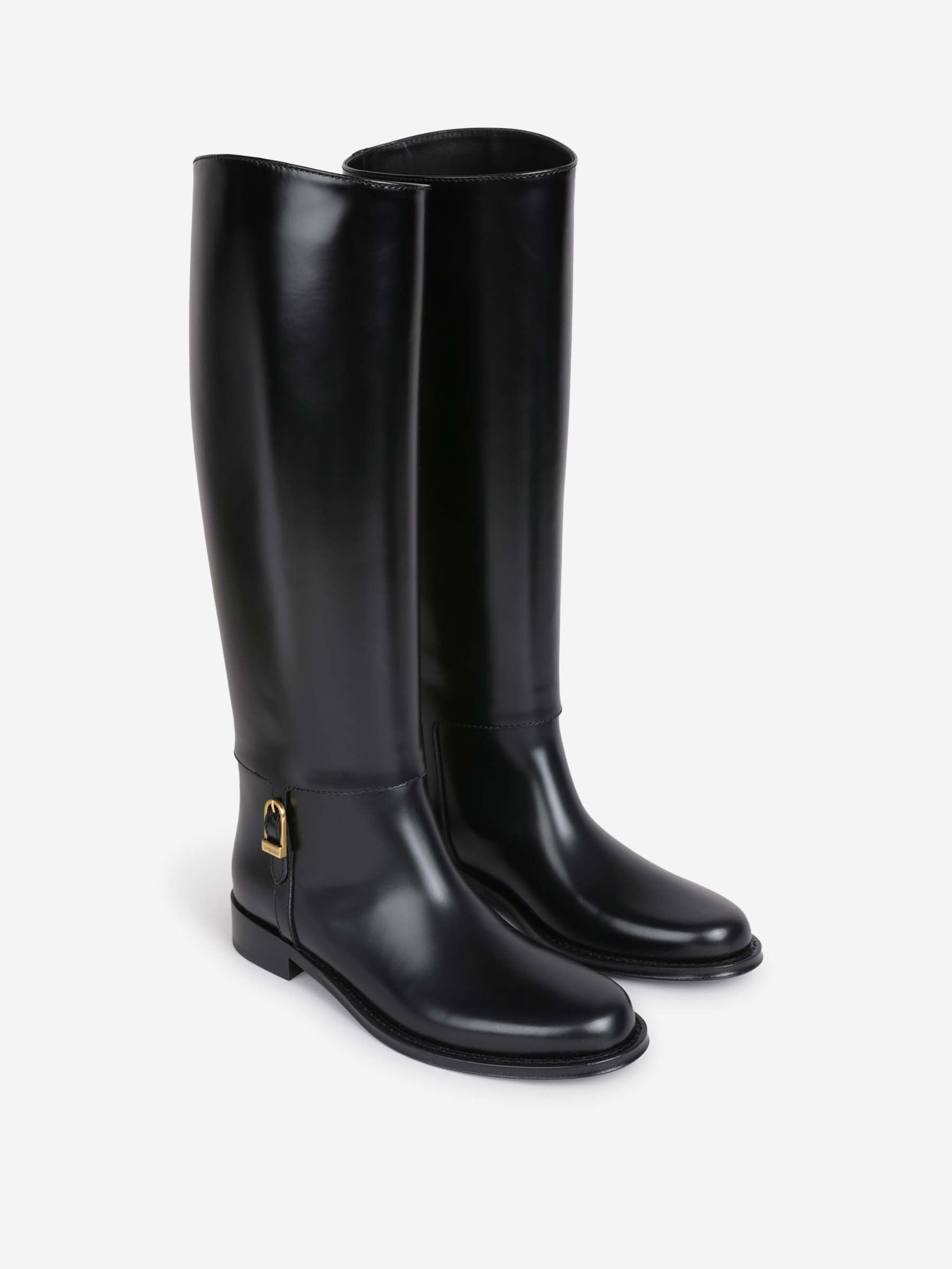 Julia Flat Boots Saint laurent оригінал – Купити в Україні – вид ззаду