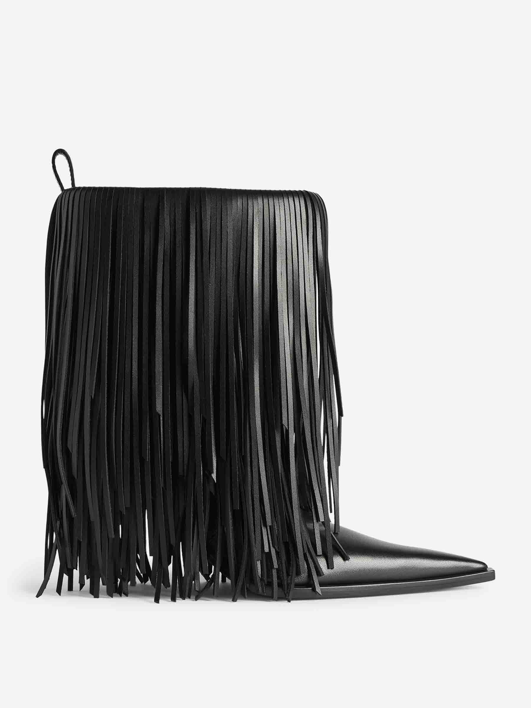 Avenue Fringe Boots Balenciaga оригінал – Купити в Україні – боковий вид