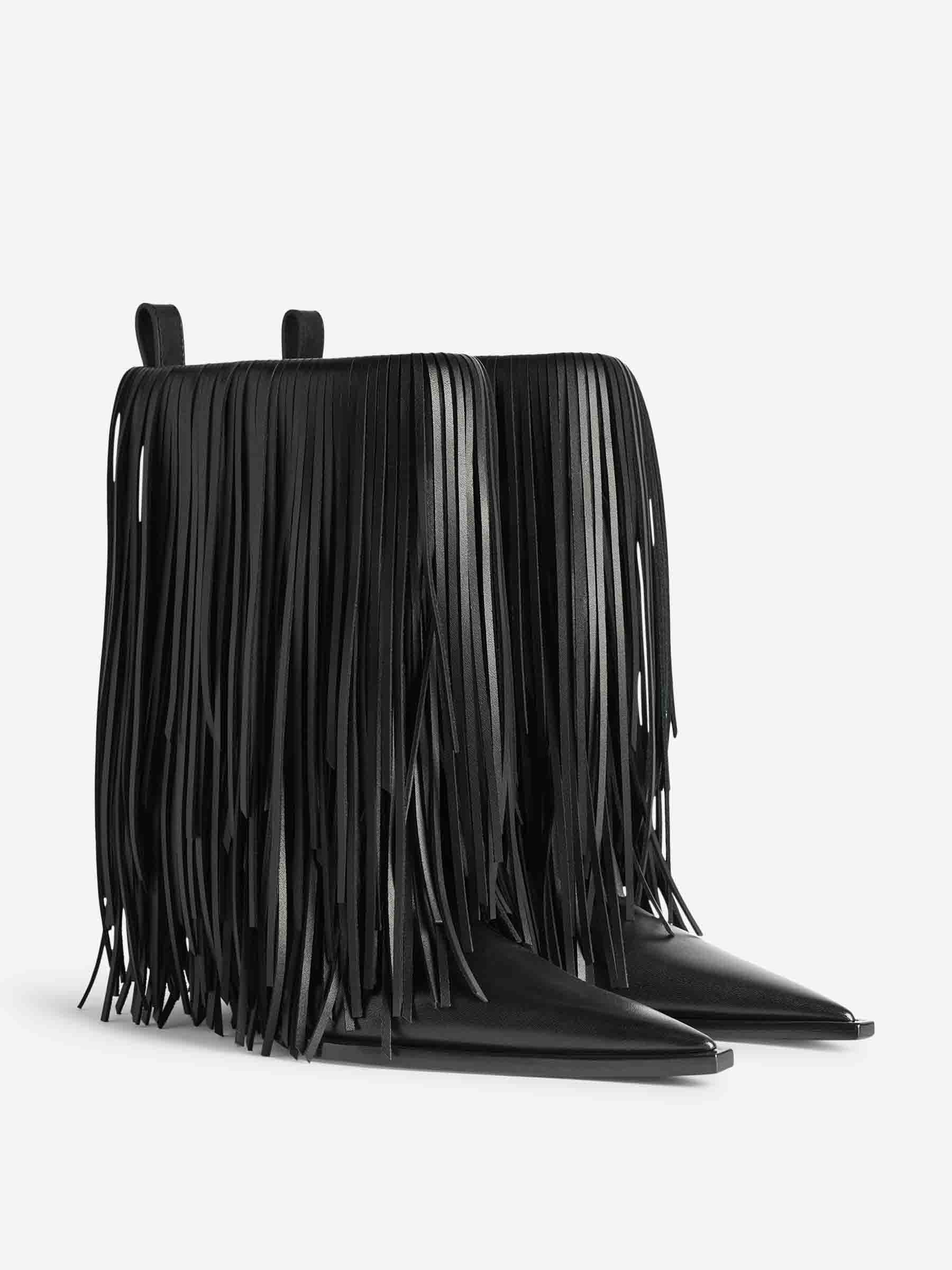 Avenue Fringe Boots Balenciaga оригінал – Купити в Україні – вид ззаду
