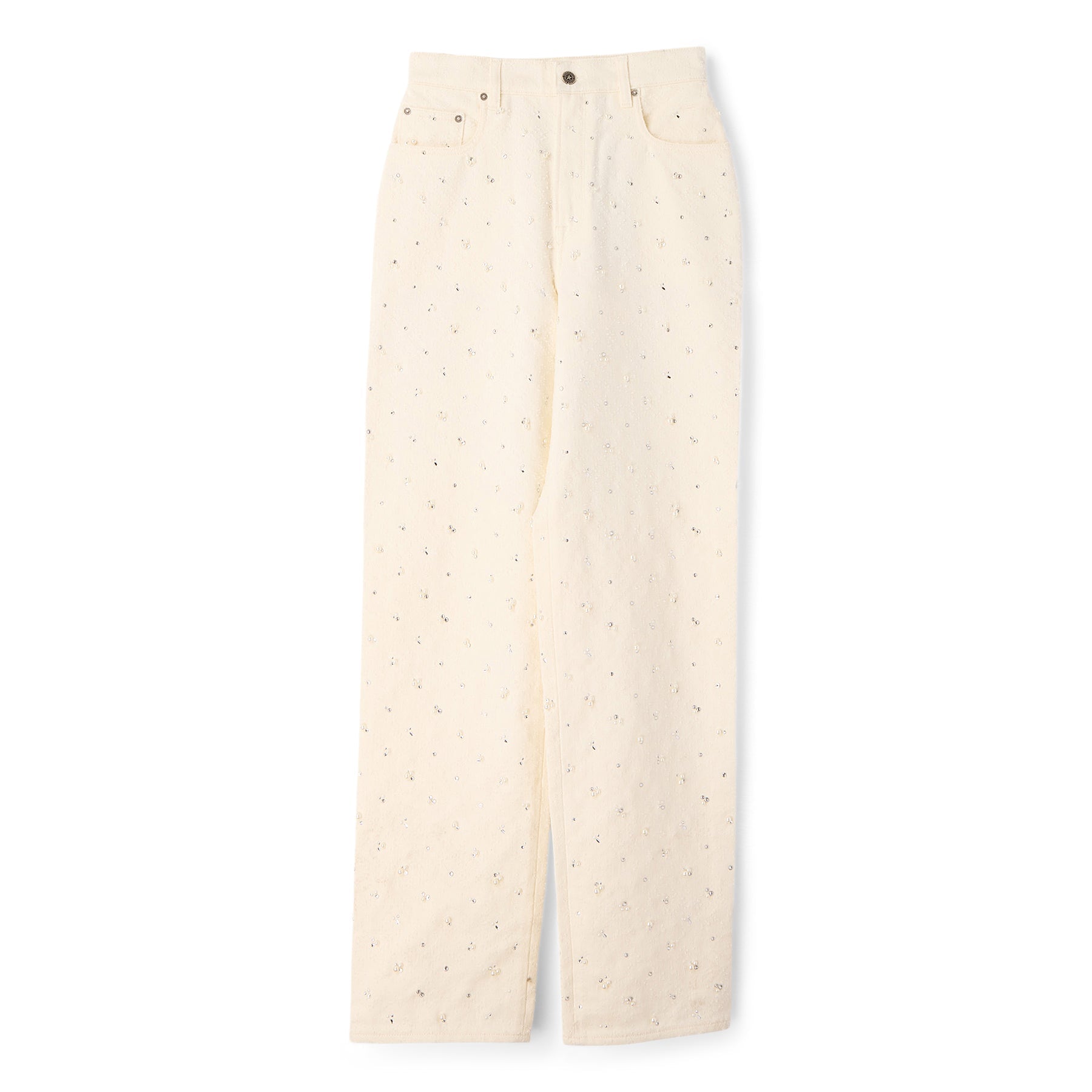 Оригінальна Crystal Beaded Denim Pant Golden goose – боковий вид