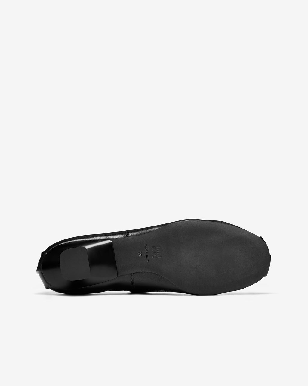 Womens Heel Ballerina Shoe Miu miu – Гарантія оригінальності – детальний вид