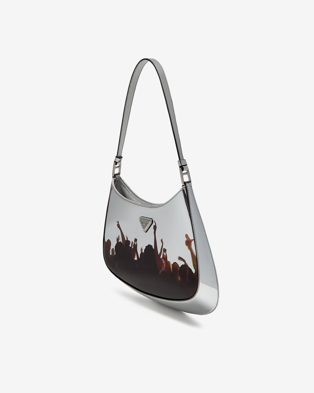 Womens Printed Cleo Bag Prada – Гарантія оригінальності – вид ззаду