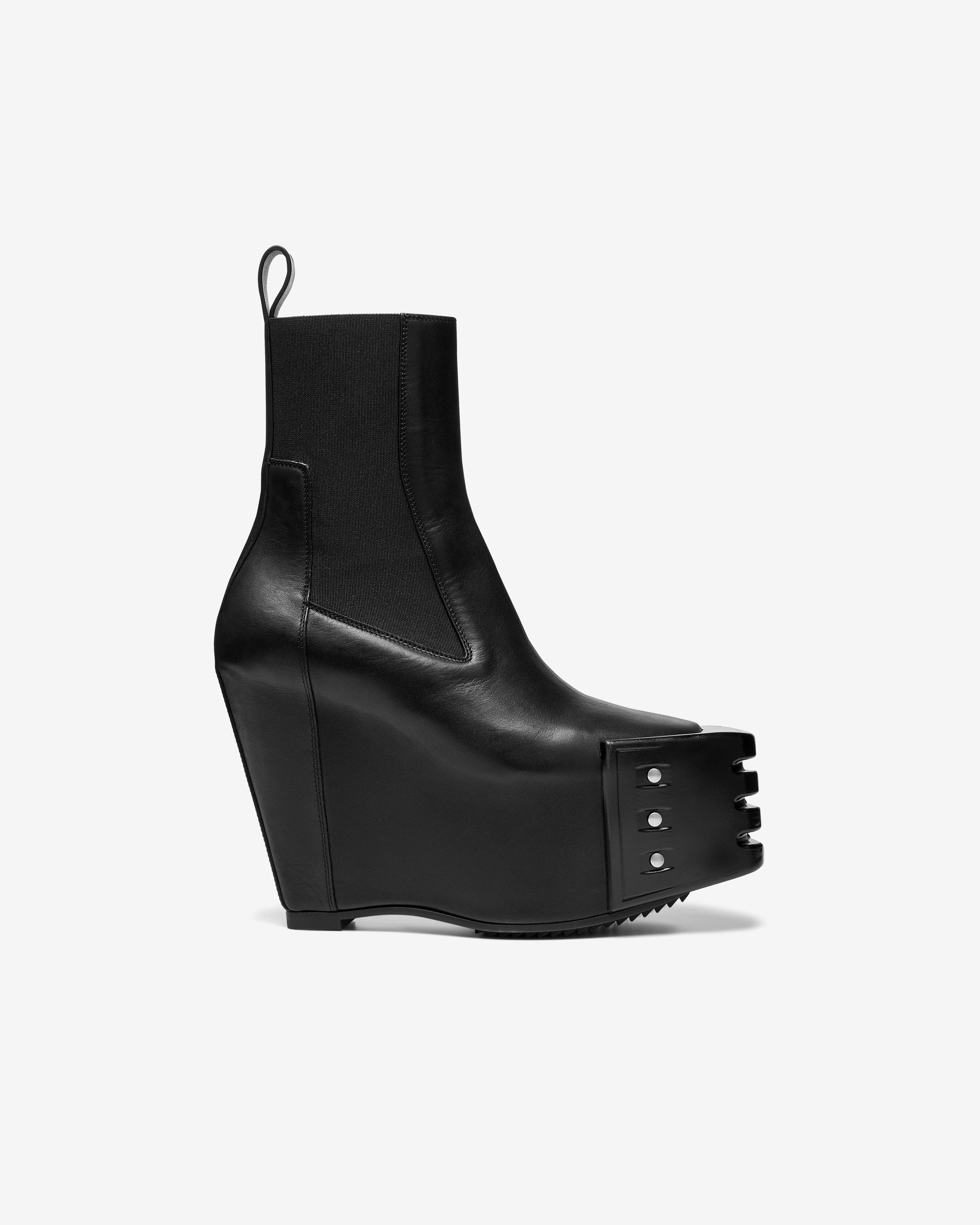 Womens Grilled Wedge Beatle Chelsea Boots Rick owens оригінал – Купити в Україні – боковий вид