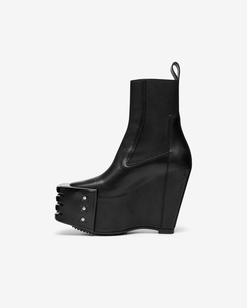 Womens Grilled Wedge Beatle Chelsea Boots Rick owens оригінал – Купити в Україні – вид ззаду