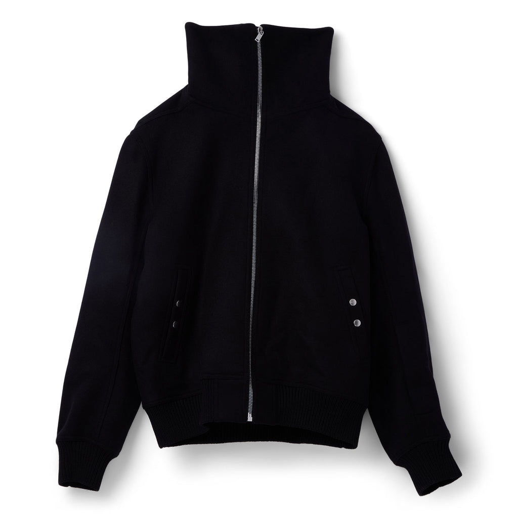 Оригінальна Blixa Dracucollar Bomber Jacket Rick owens – боковий вид