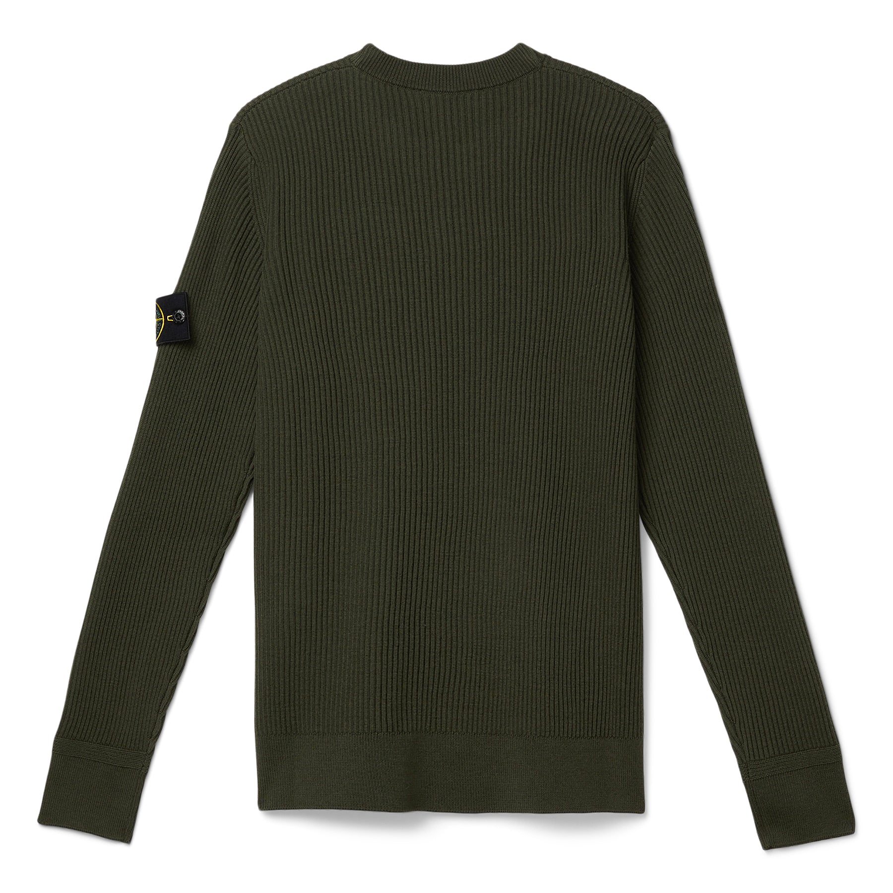 Ribbed Crewneck Sweater Stone island – Гарантія оригінальності – вид ззаду
