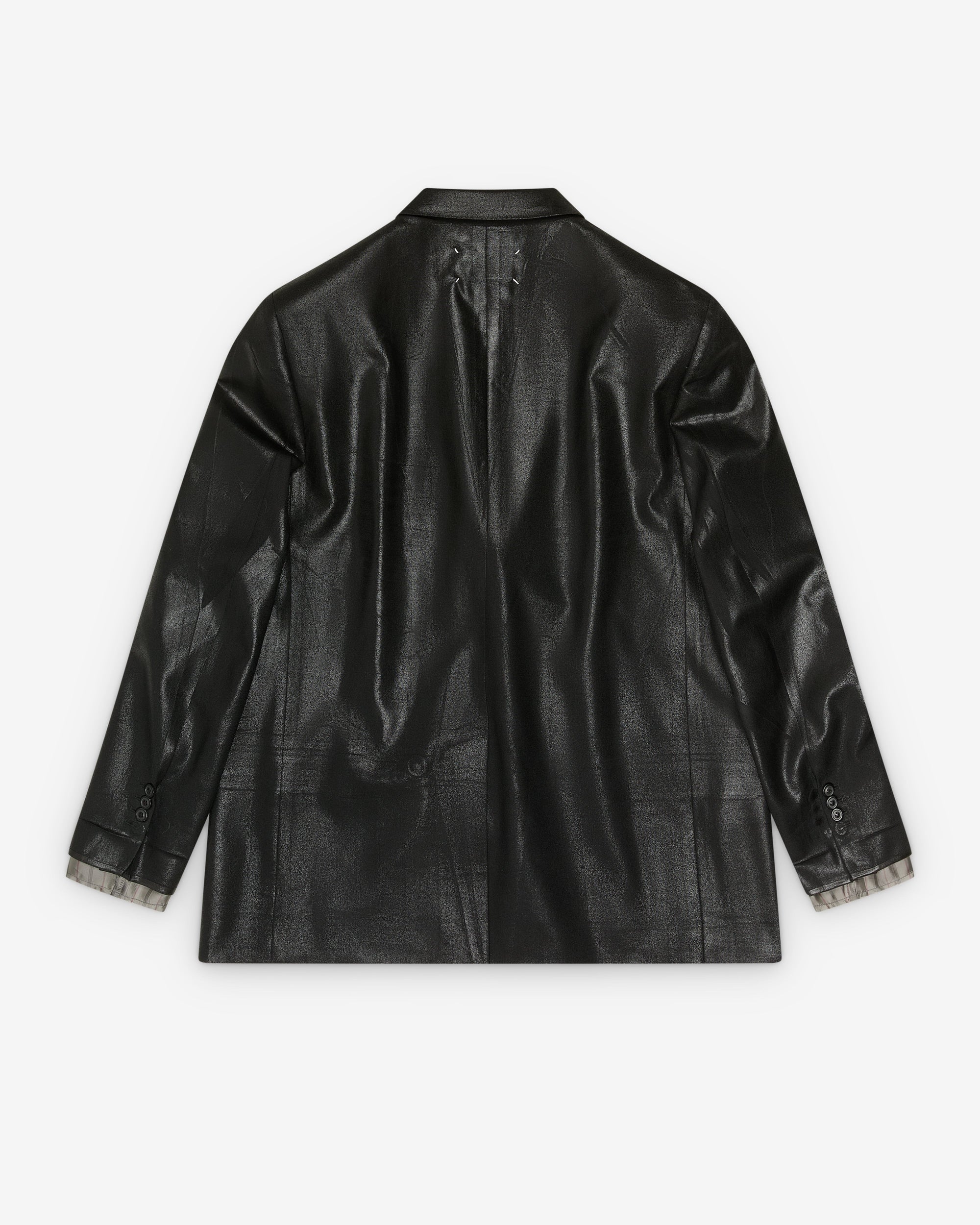 Mens Foil Treated Jacket Maison margiela – Гарантія оригінальності – вид ззаду