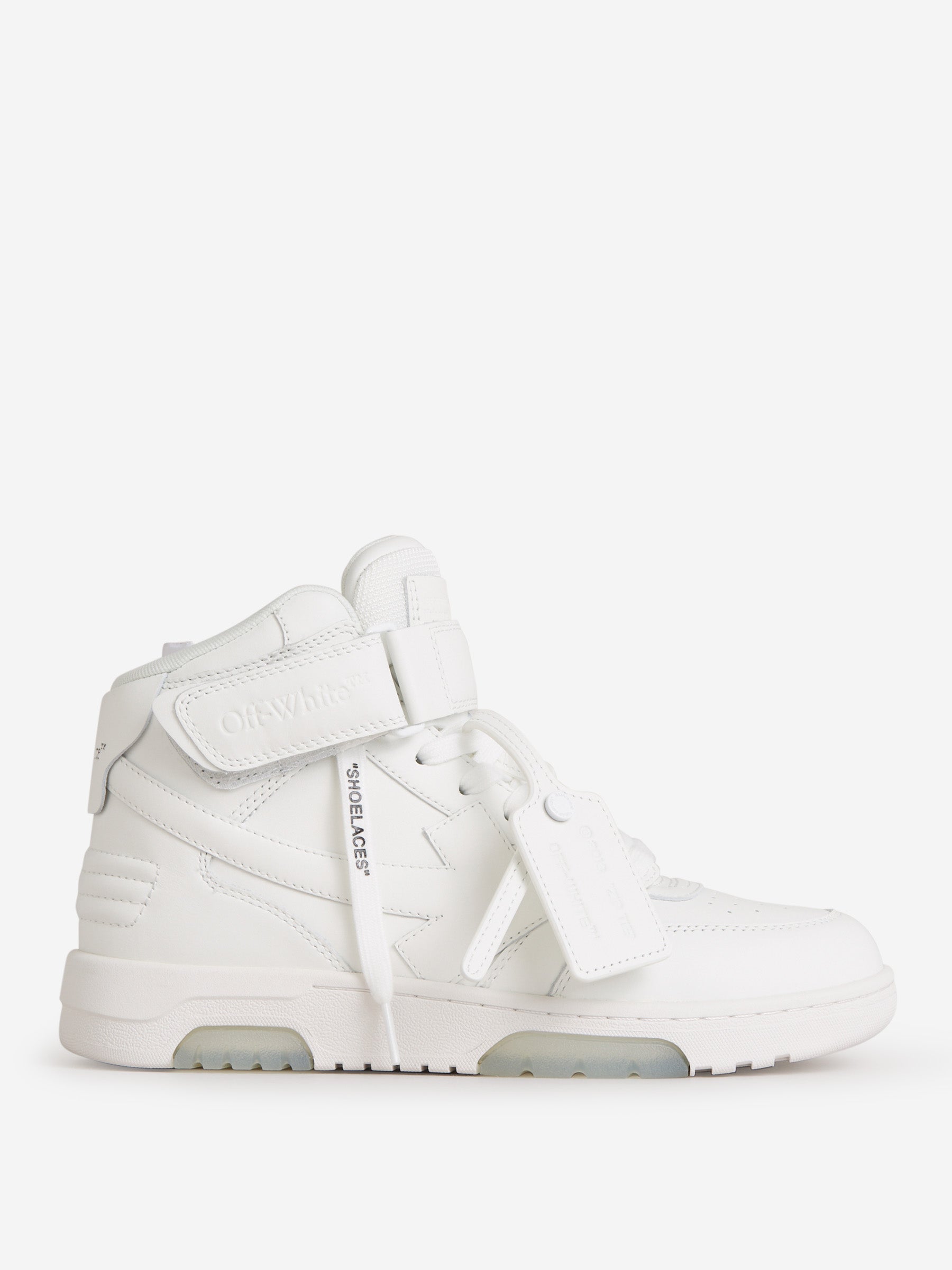 Оригінальна MID Top Out Of Office Sneakers Off-white – боковий вид