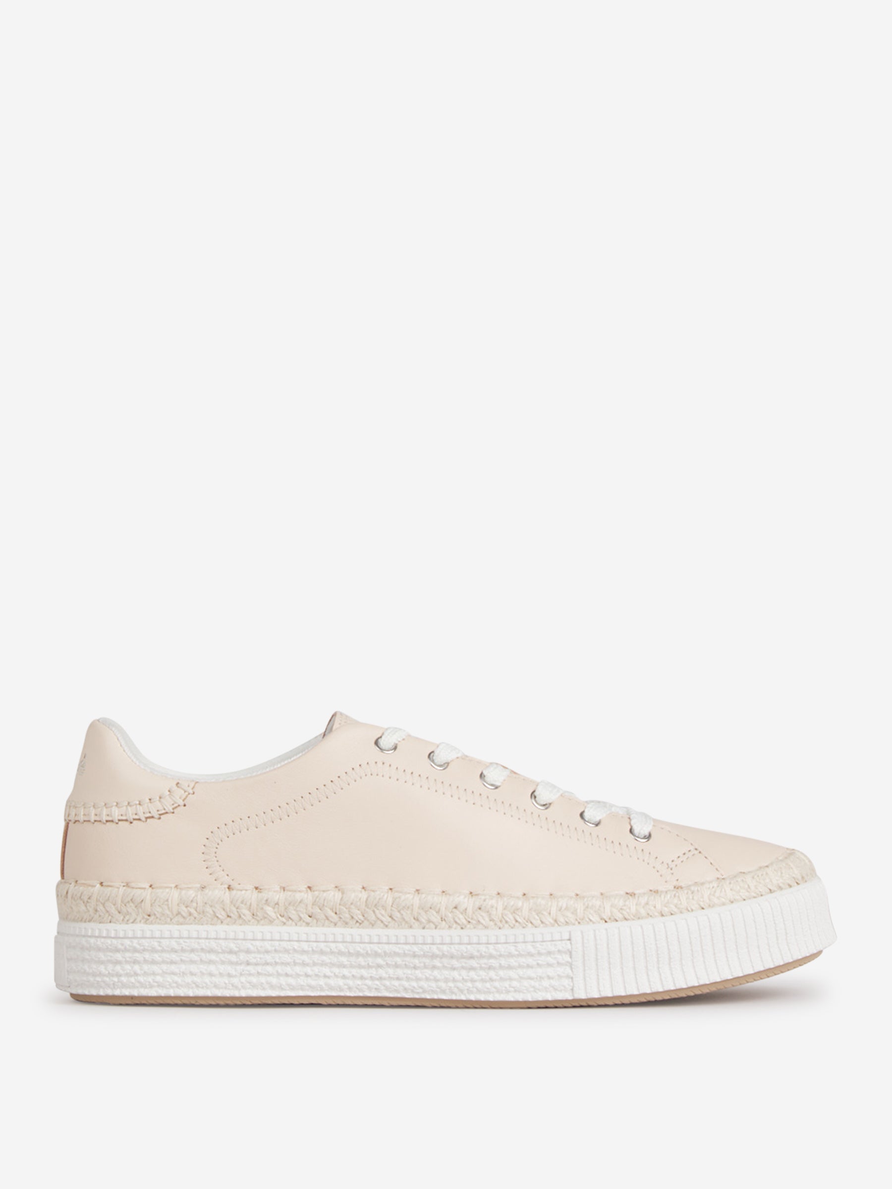 Оригінальна Logo Leather Sneakers Chloe – боковий вид