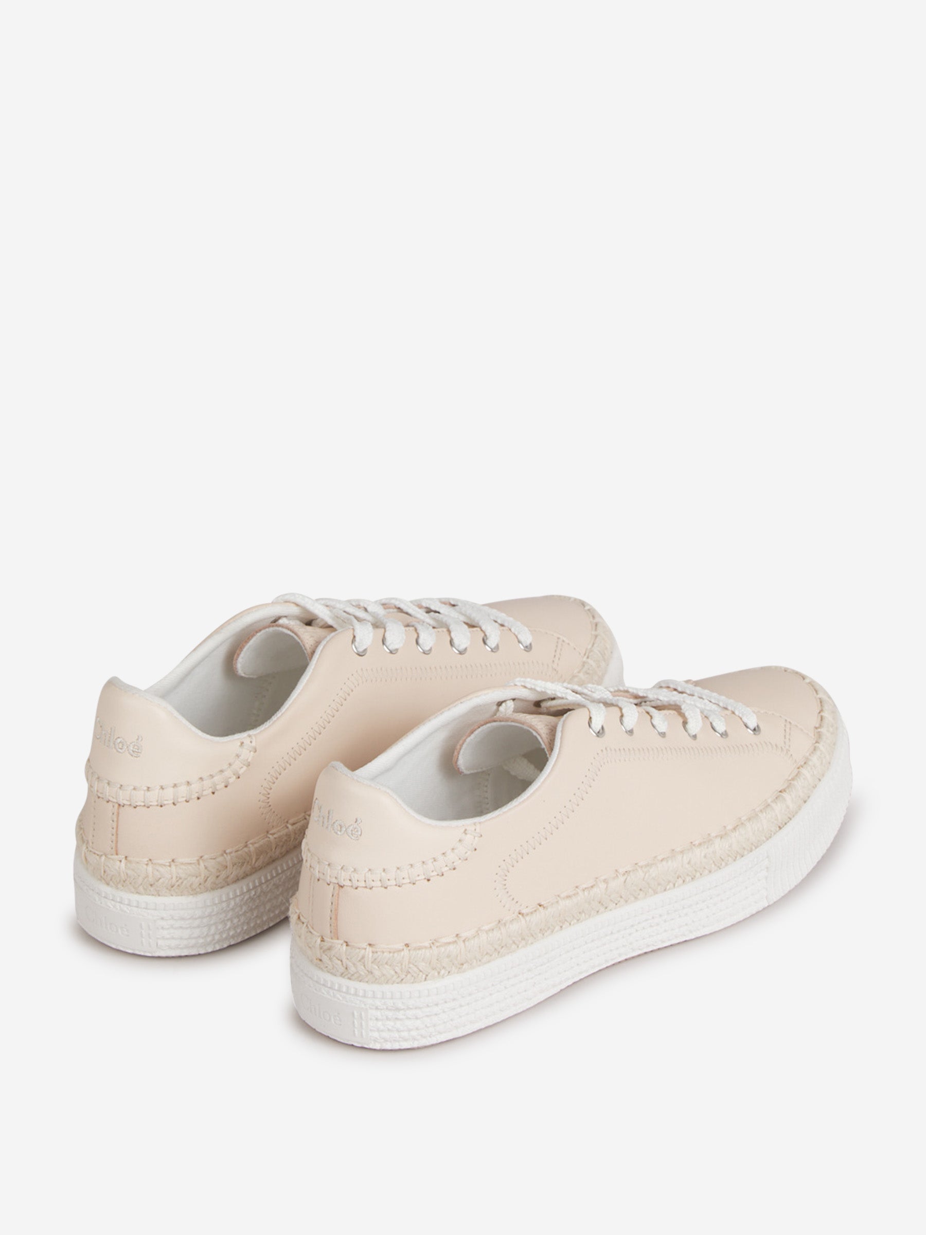 Оригінальна Logo Leather Sneakers Chloe – детальний вид