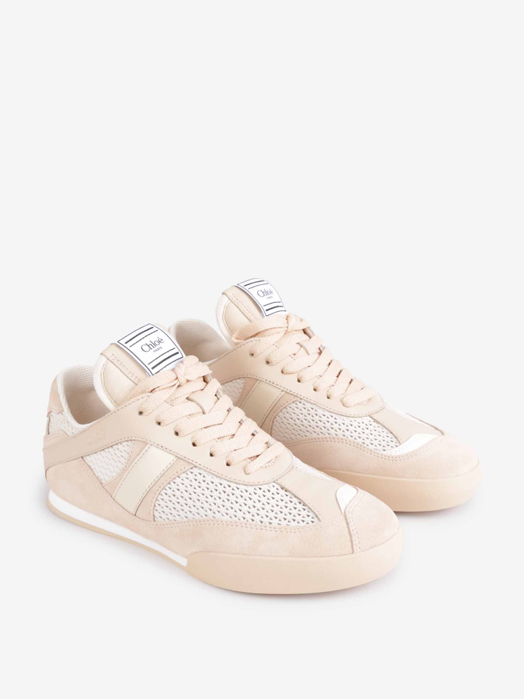 Kick Leather Sneakers Chloe оригінал – Купити в Україні – вид ззаду