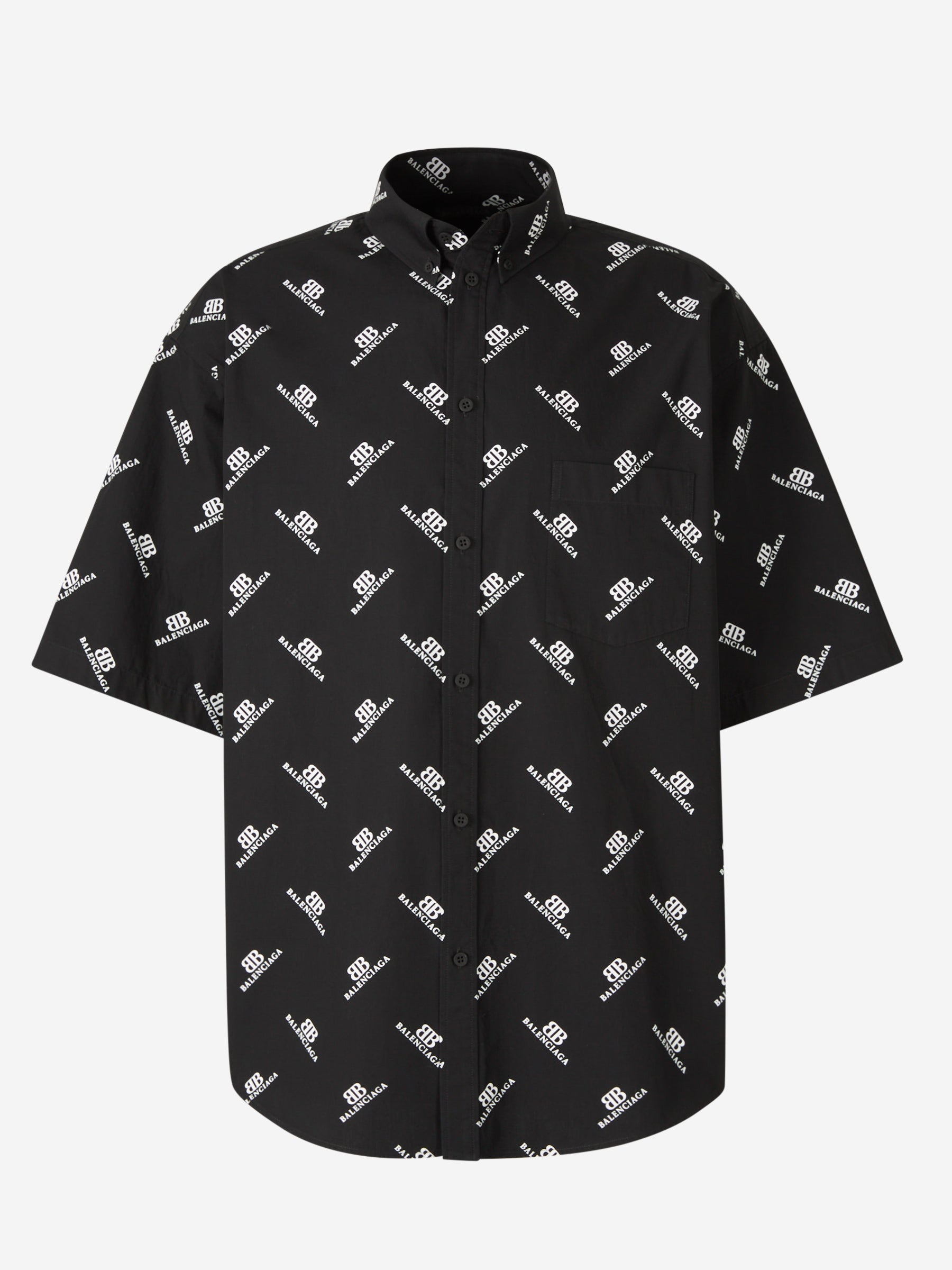 Bb Monogram Shirt Balenciaga оригінал – Купити в Україні – боковий вид