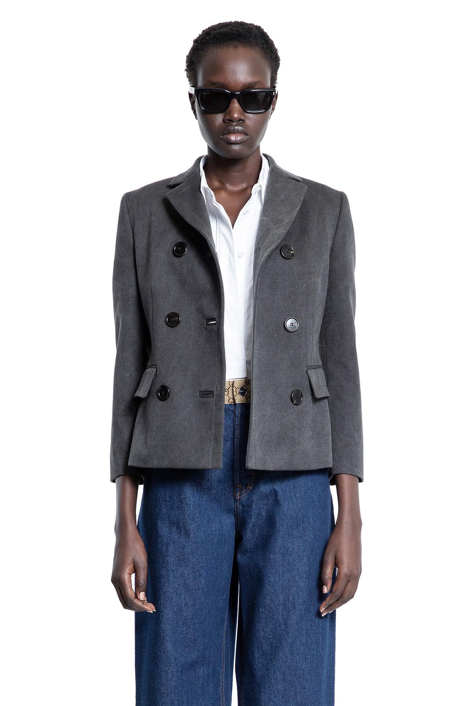 Оригінальна Washed Cotton Canvas Blazer Gucci – боковий вид