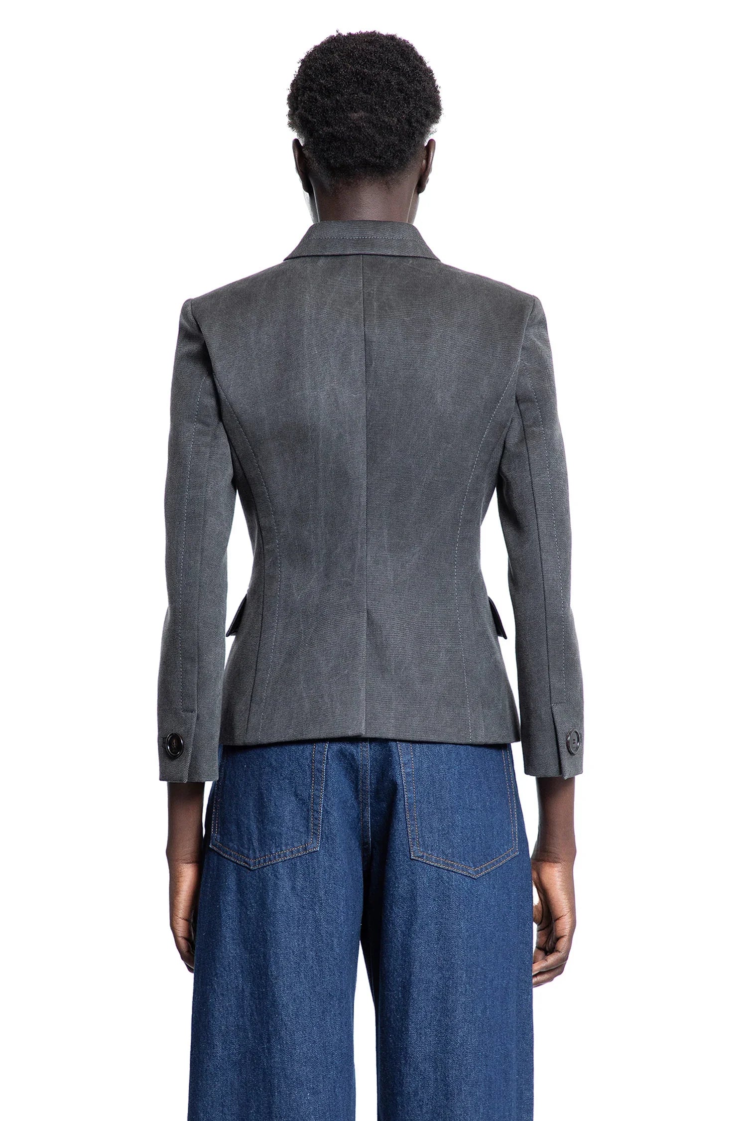 Оригінальна Washed Cotton Canvas Blazer Gucci – збільшений вид