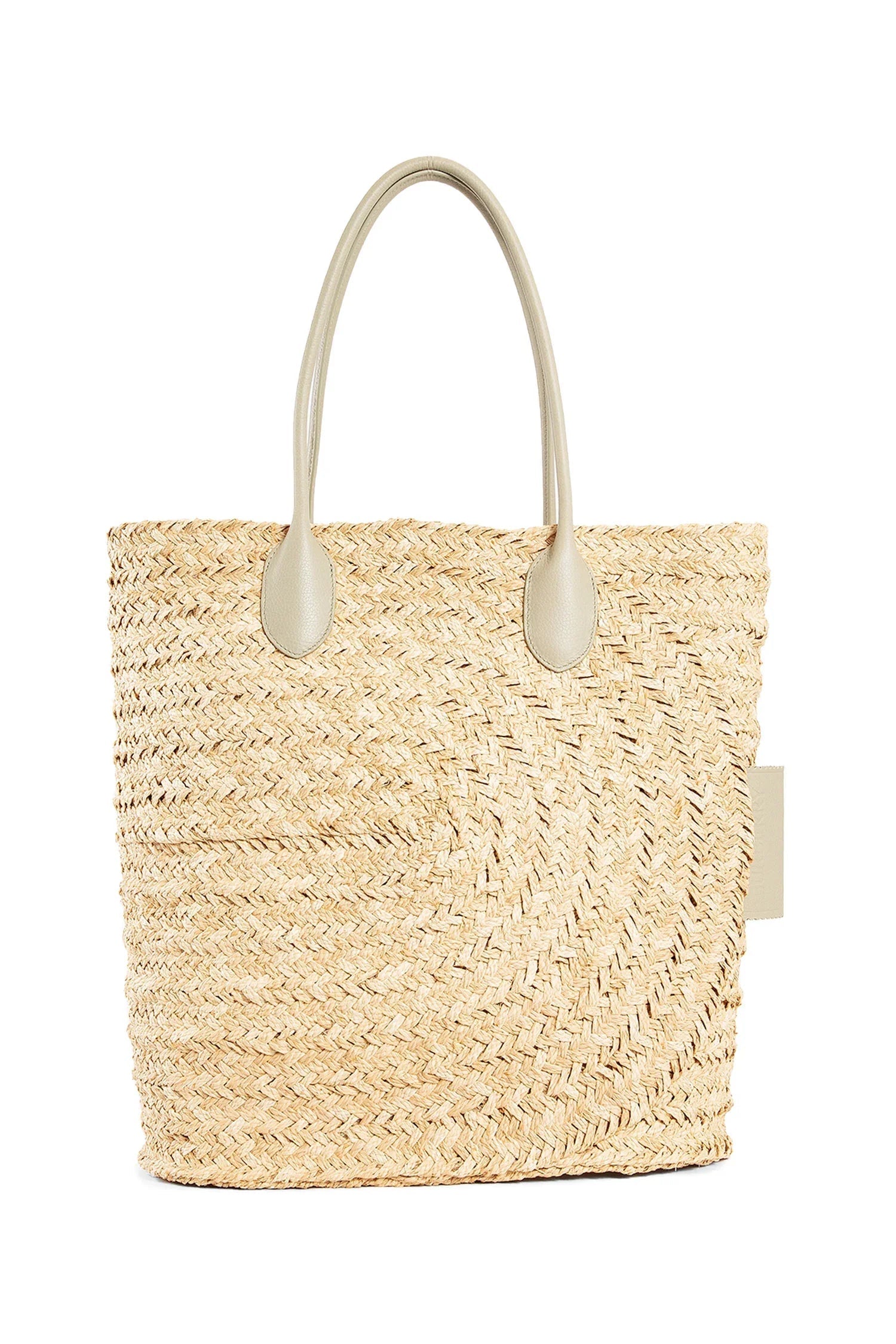 Raffia Tote Bag Burberry – Гарантія оригінальності – боковий вид