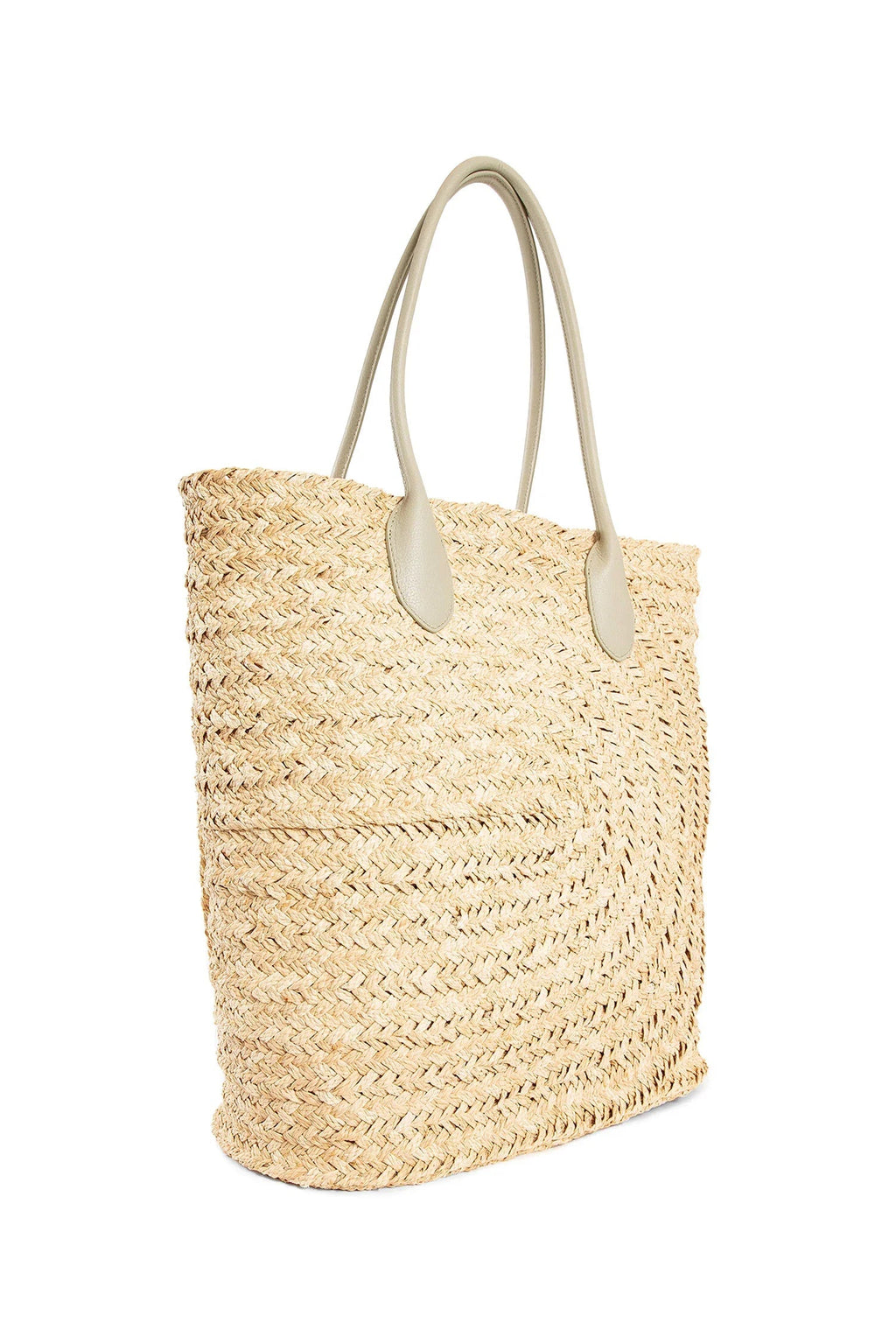 Raffia Tote Bag Burberry – Гарантія оригінальності – вид ззаду